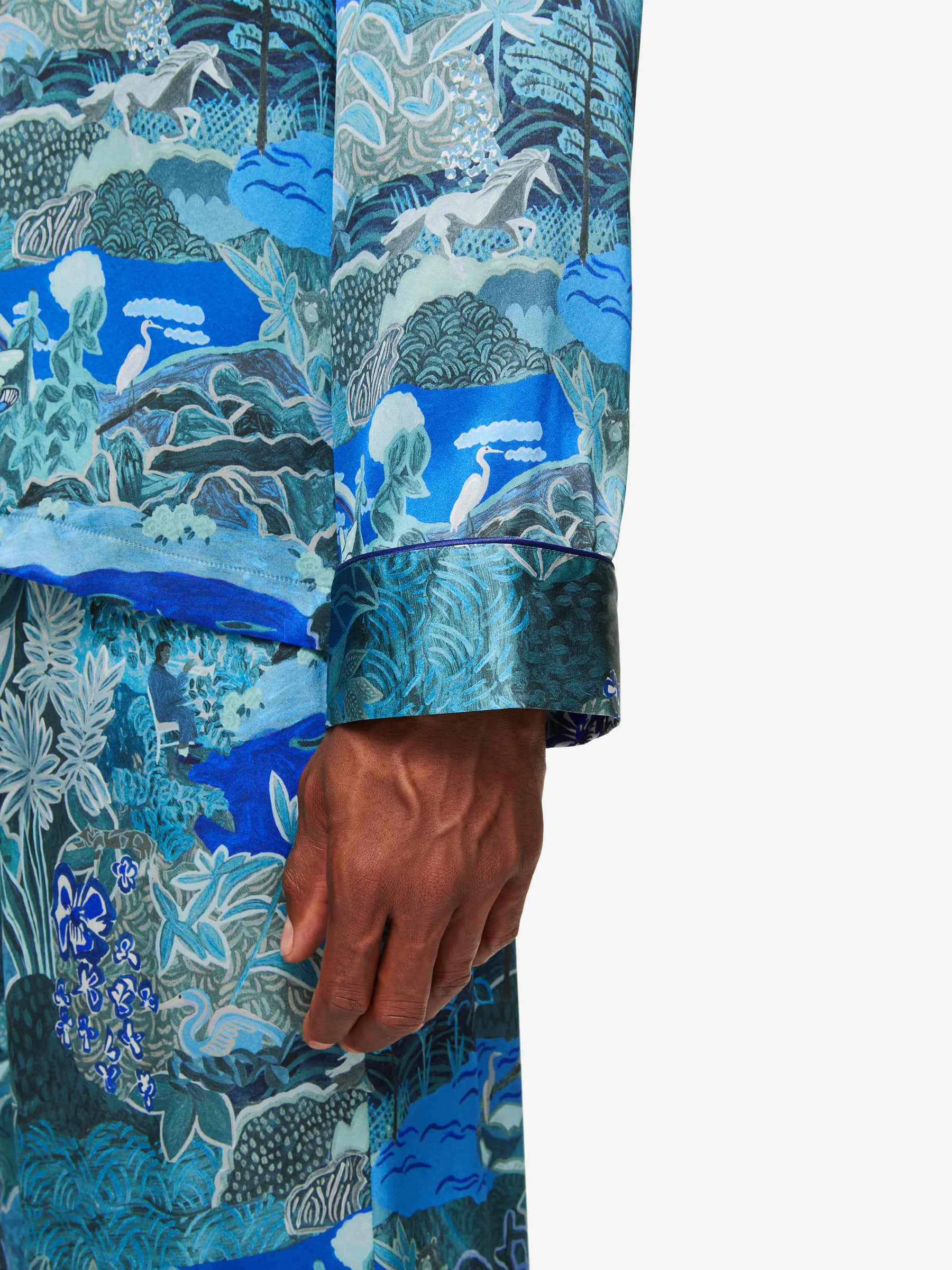 Men's Pyjamas Brindisi 86 Silk Satin Multi