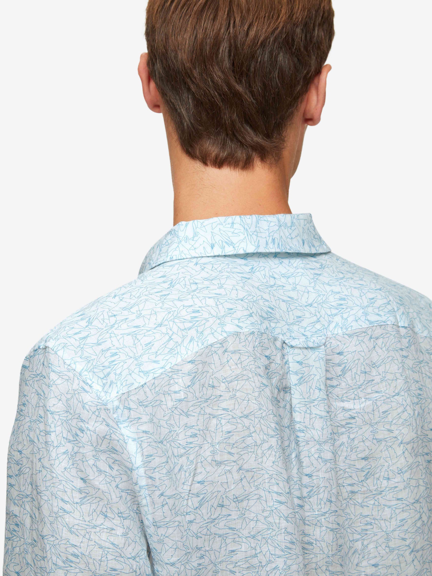 Men's Shirt Milan 20 Linen White