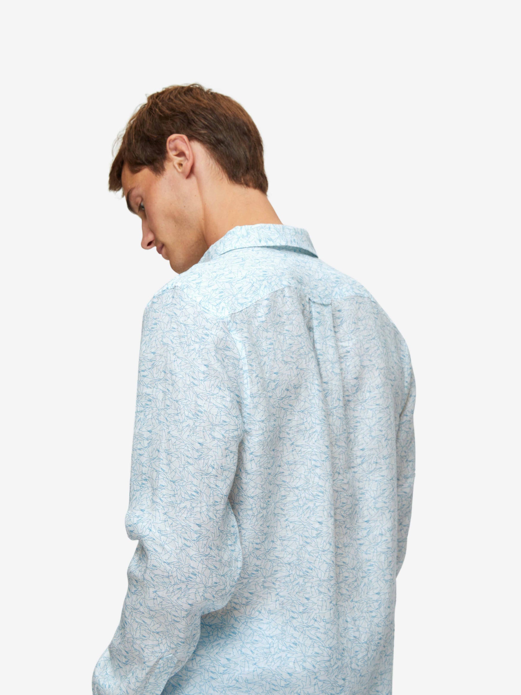 Men's Shirt Milan 20 Linen White
