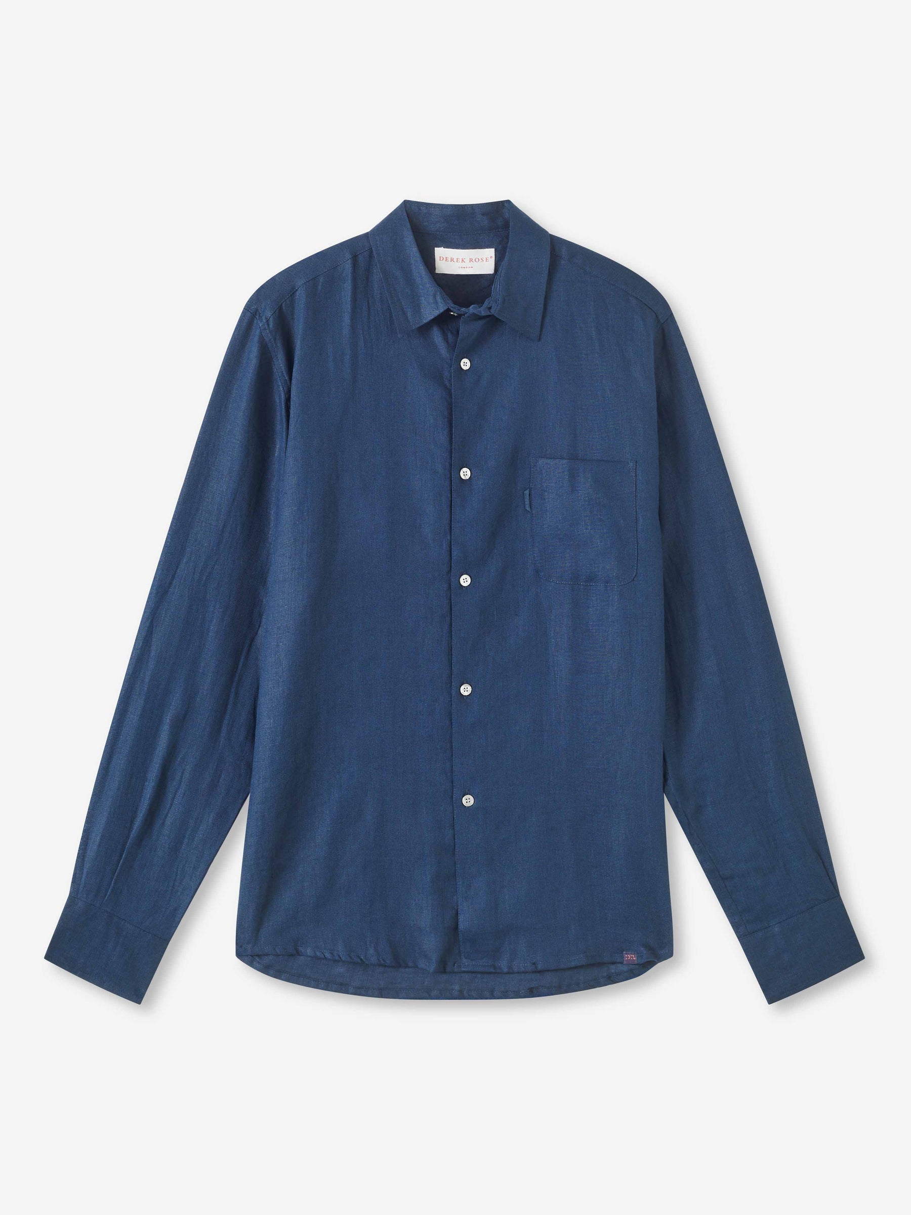 Men's Shirt Monaco 2 Linen Navy