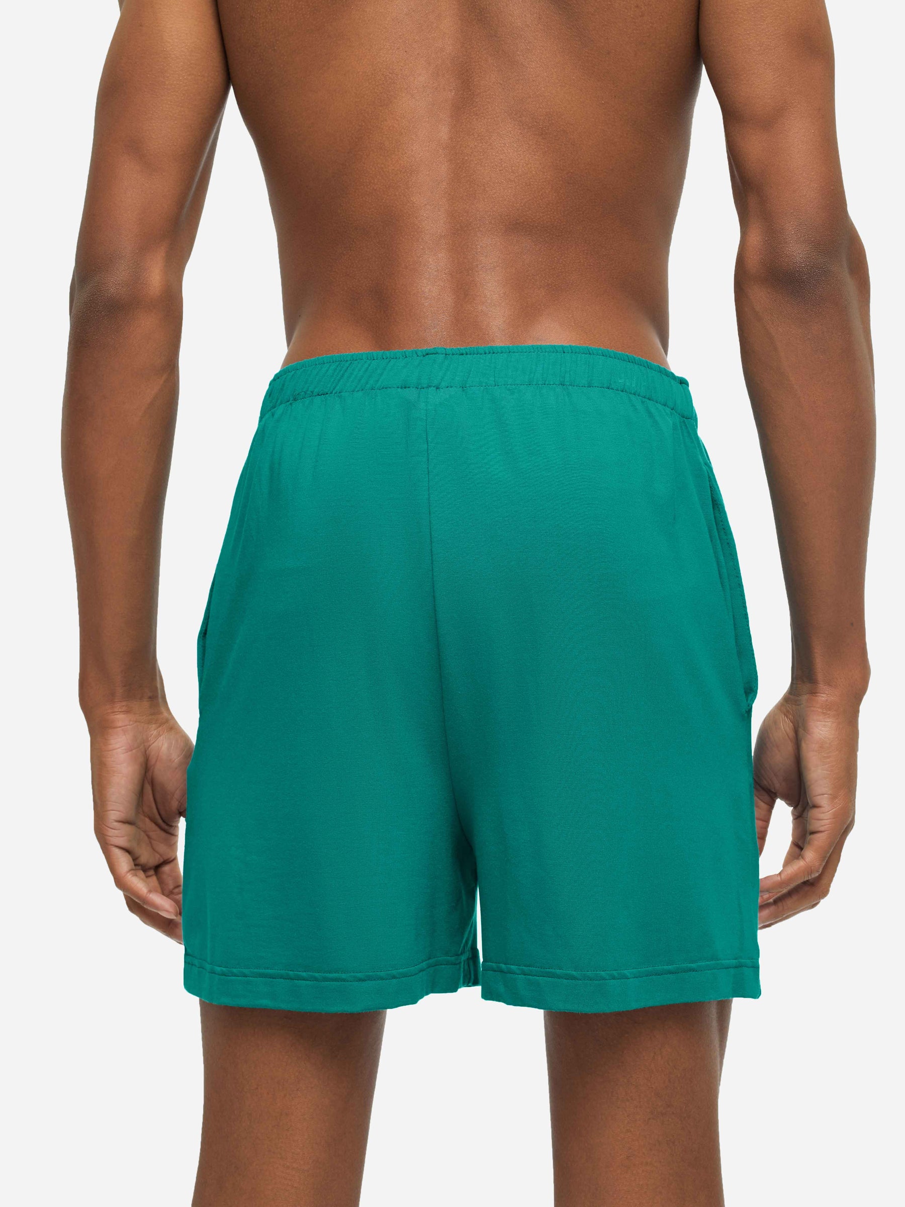 Men's Short Pyjamas Basel Micro Modal Stretch Jungle Green
