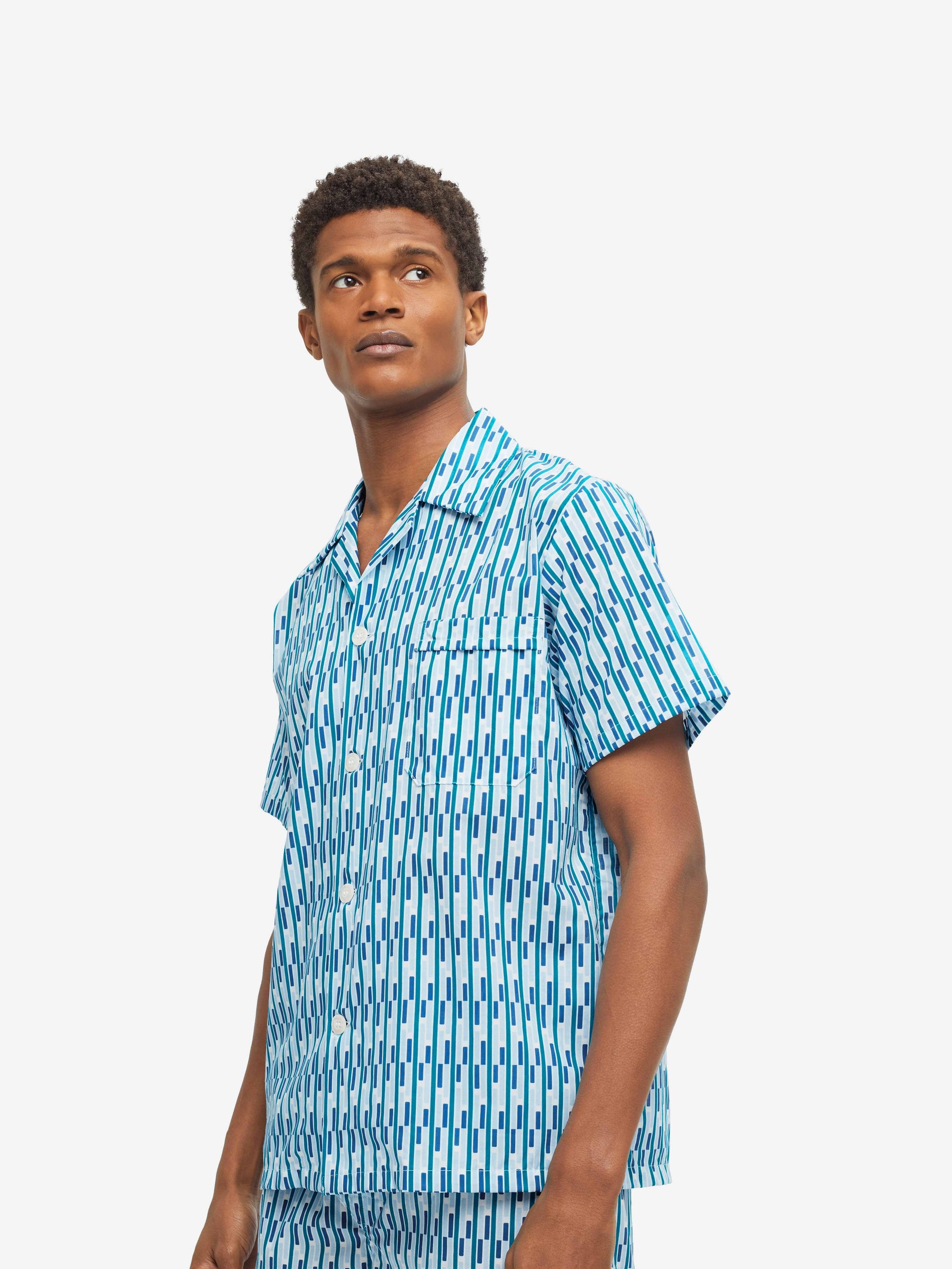 Men's Short Pyjamas Ledbury 53 Cotton Batiste Multi
