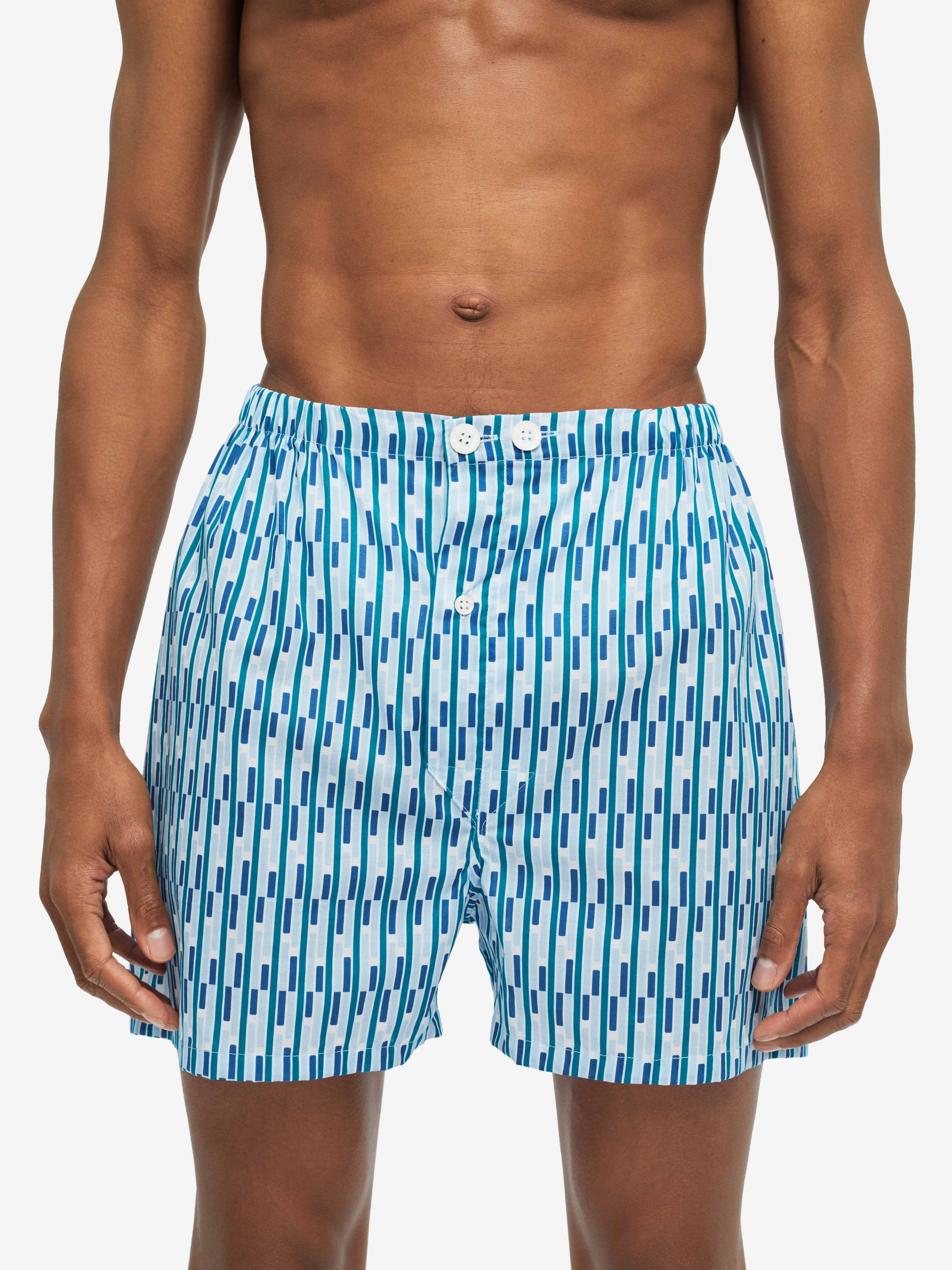 Men's Short Pyjamas Ledbury 53 Cotton Batiste Multi