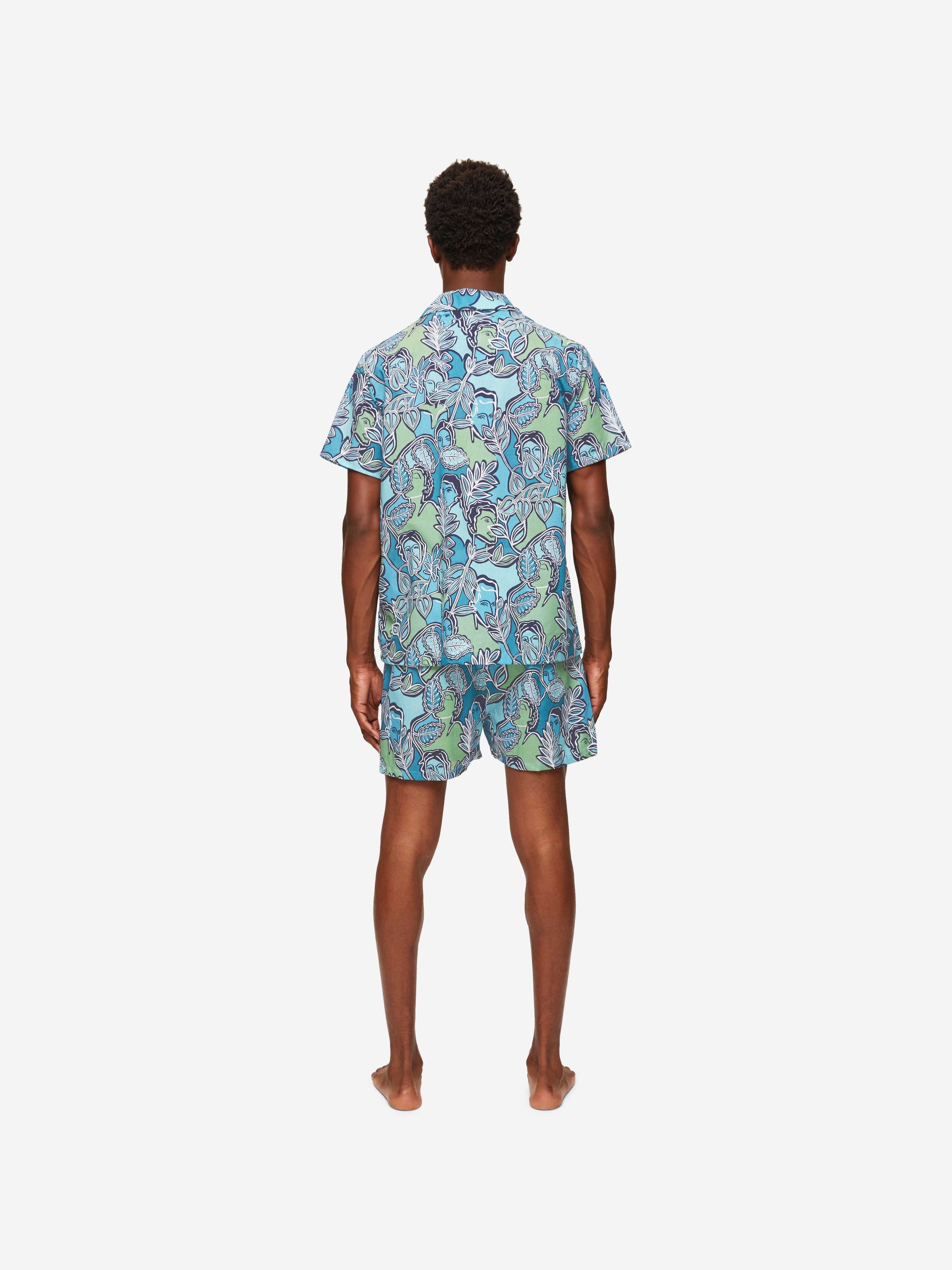 Men's Short Pyjamas Ledbury 57 Cotton Batiste Multi