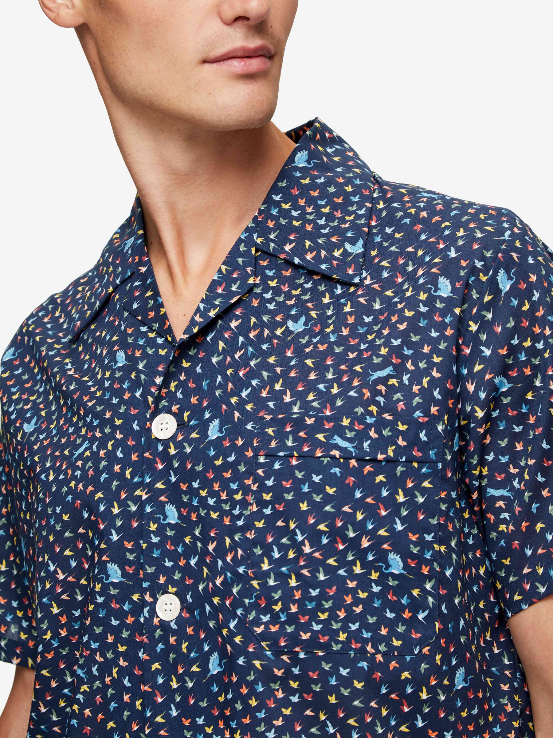 Men's Short Pyjamas Ledbury 58 Cotton Batiste Multi
