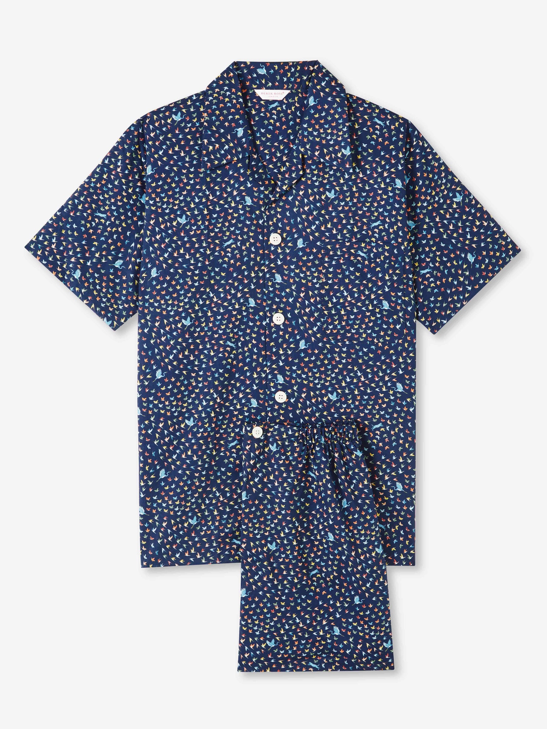 Men's Short Pyjamas Ledbury 58 Cotton Batiste Multi