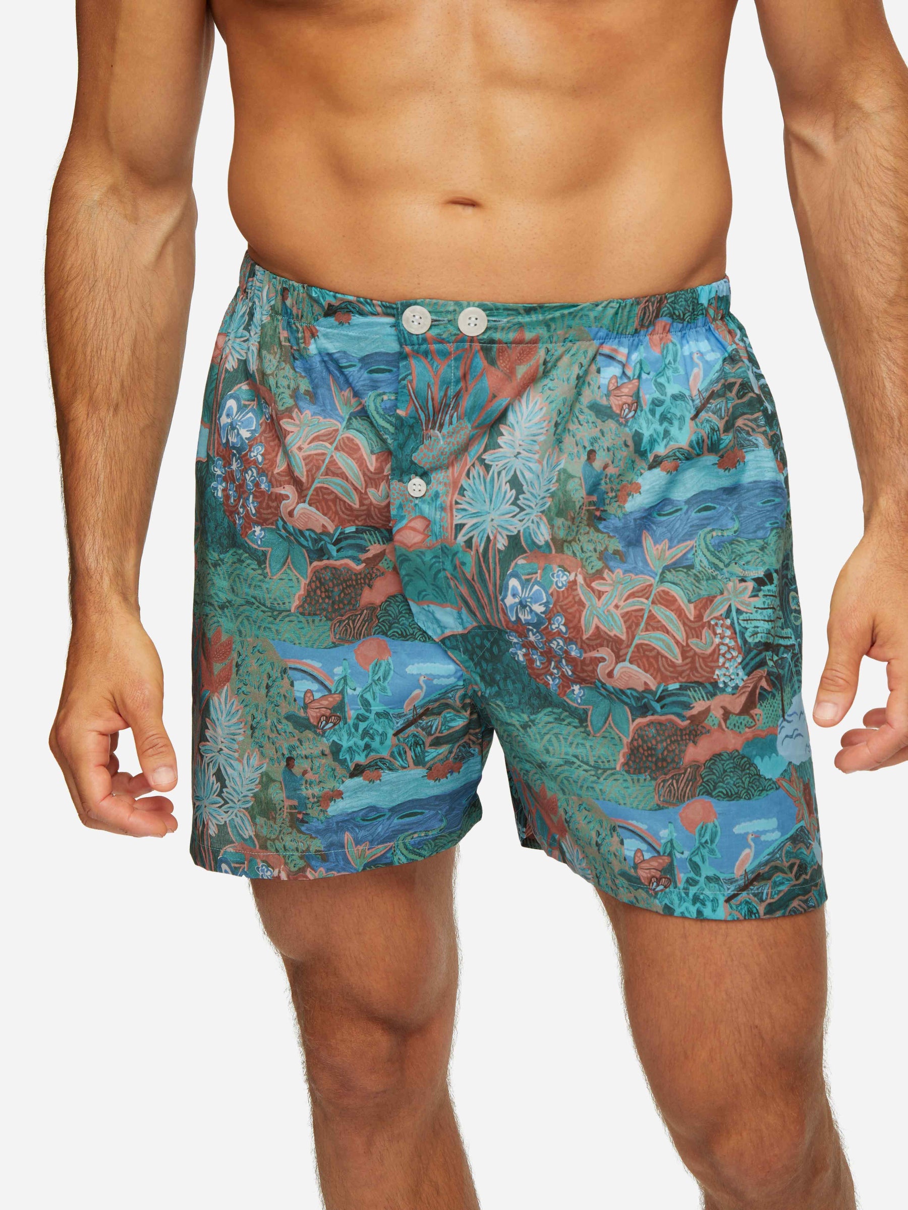 Men's Short Pyjamas Ledbury 59 Cotton Batiste Multi