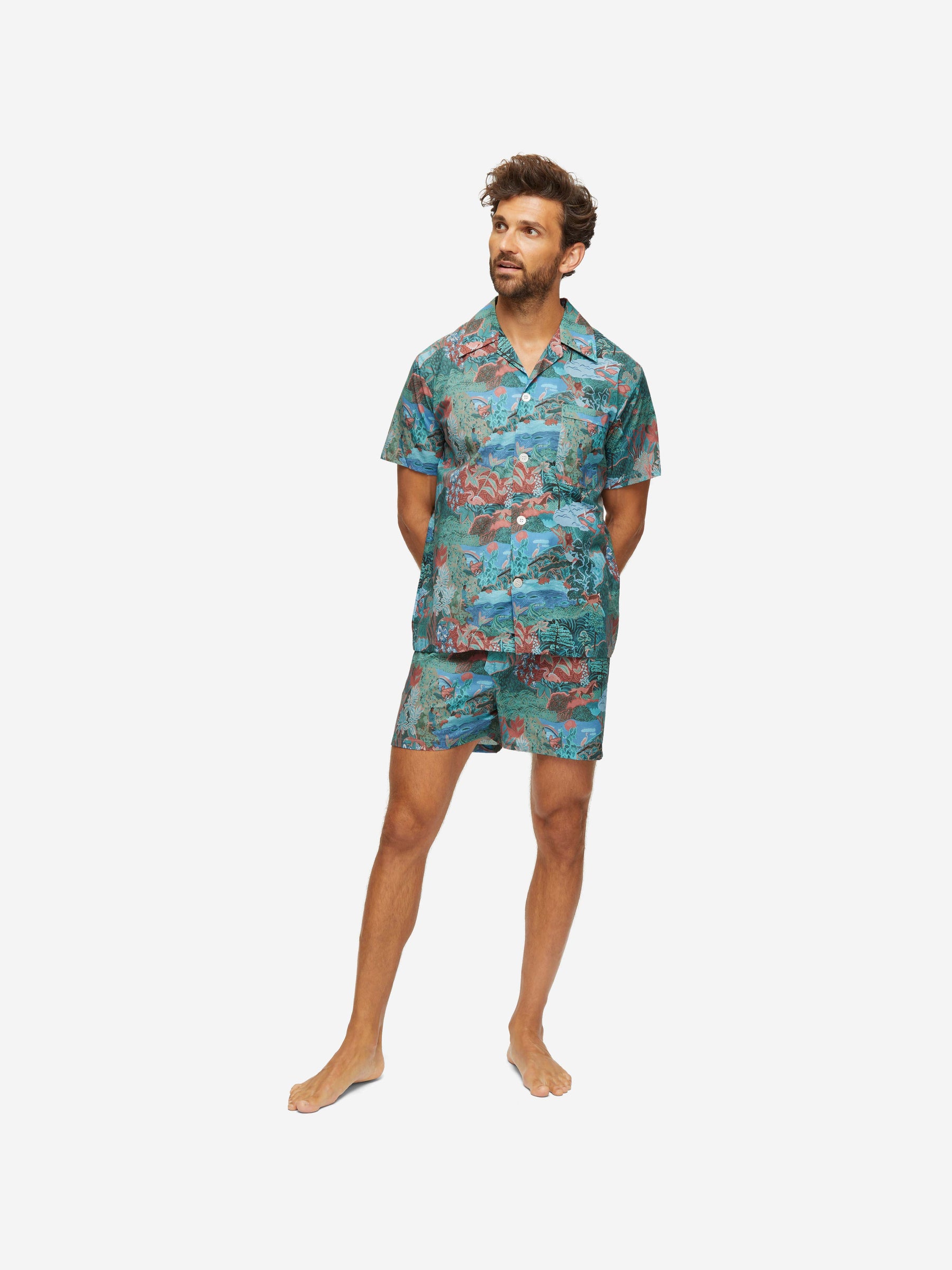 Men's Short Pyjamas Ledbury 59 Cotton Batiste Multi