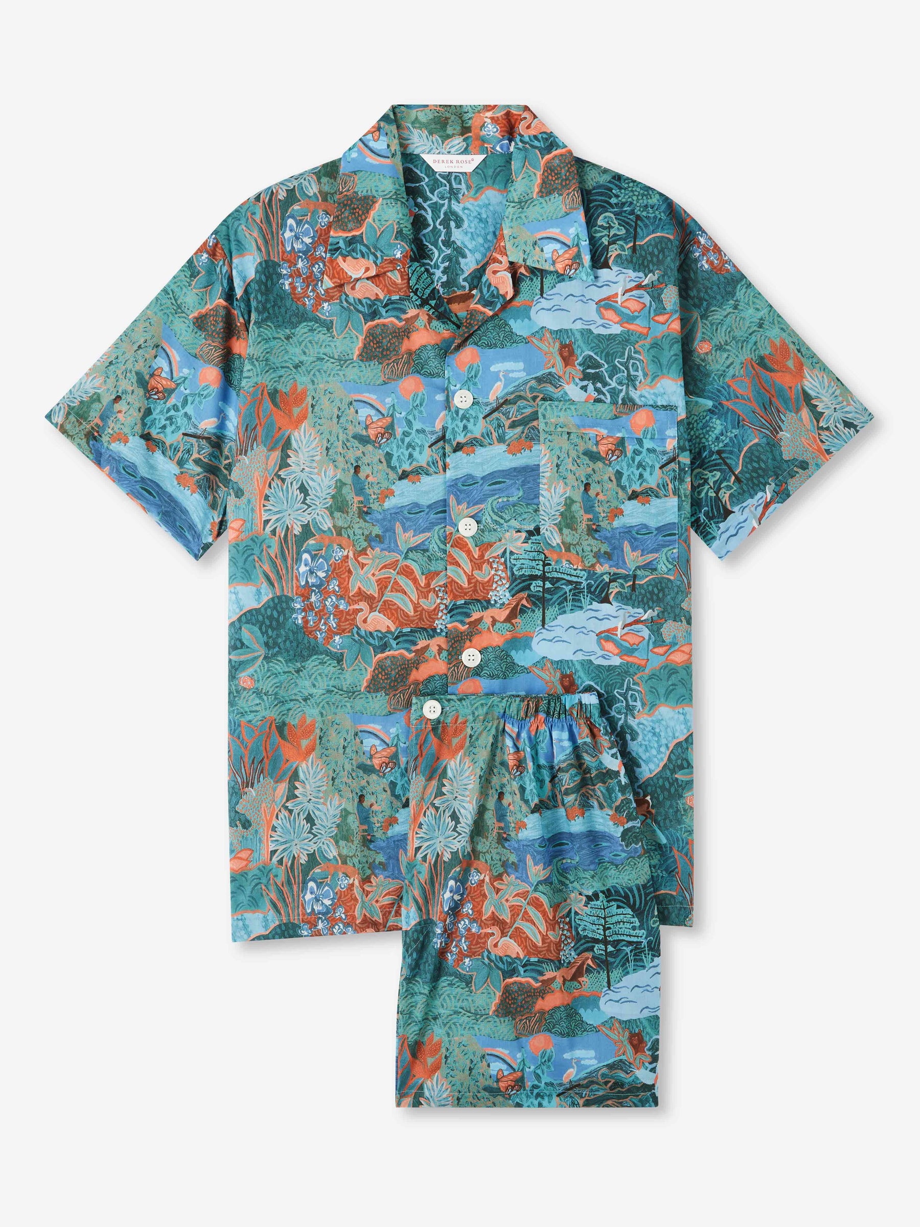 Men's Short Pyjamas Ledbury 59 Cotton Batiste Multi