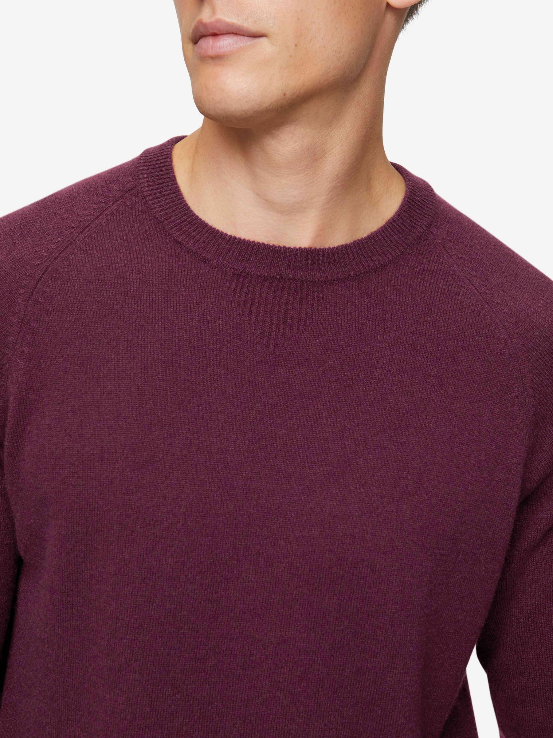 Men's Sweater Finley Cashmere Bordeaux