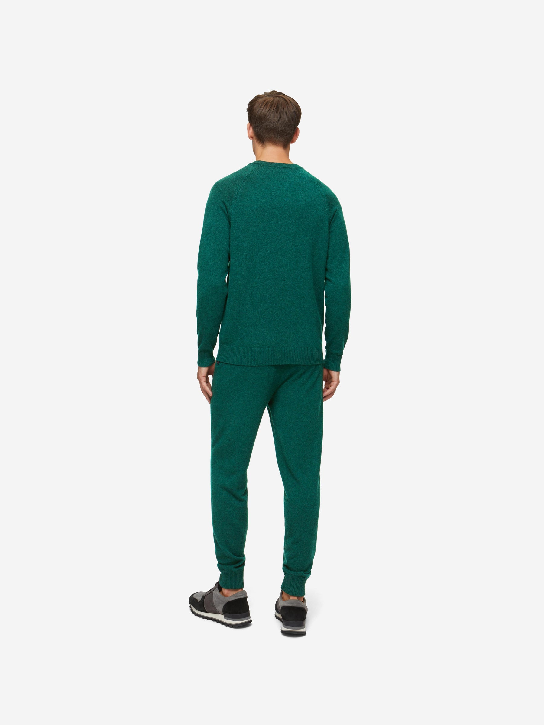 Men's Sweater Finley Cashmere Dark Green Heather