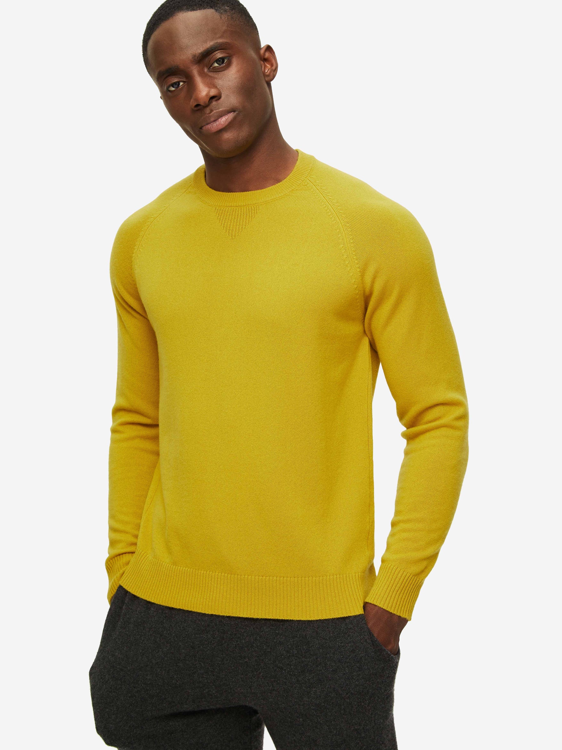 Men's Sweater Finley Cashmere Gold