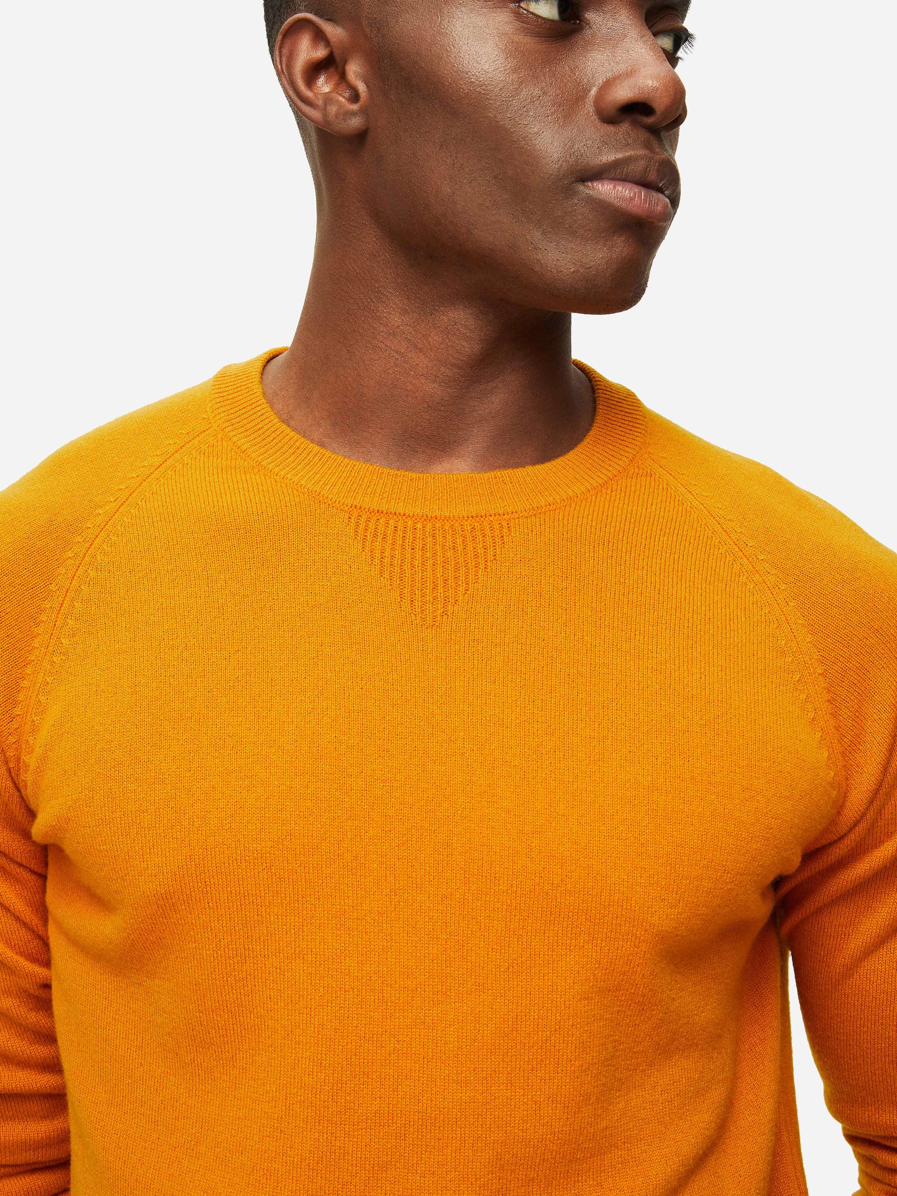 Men's Sweater Finley Cashmere Orange