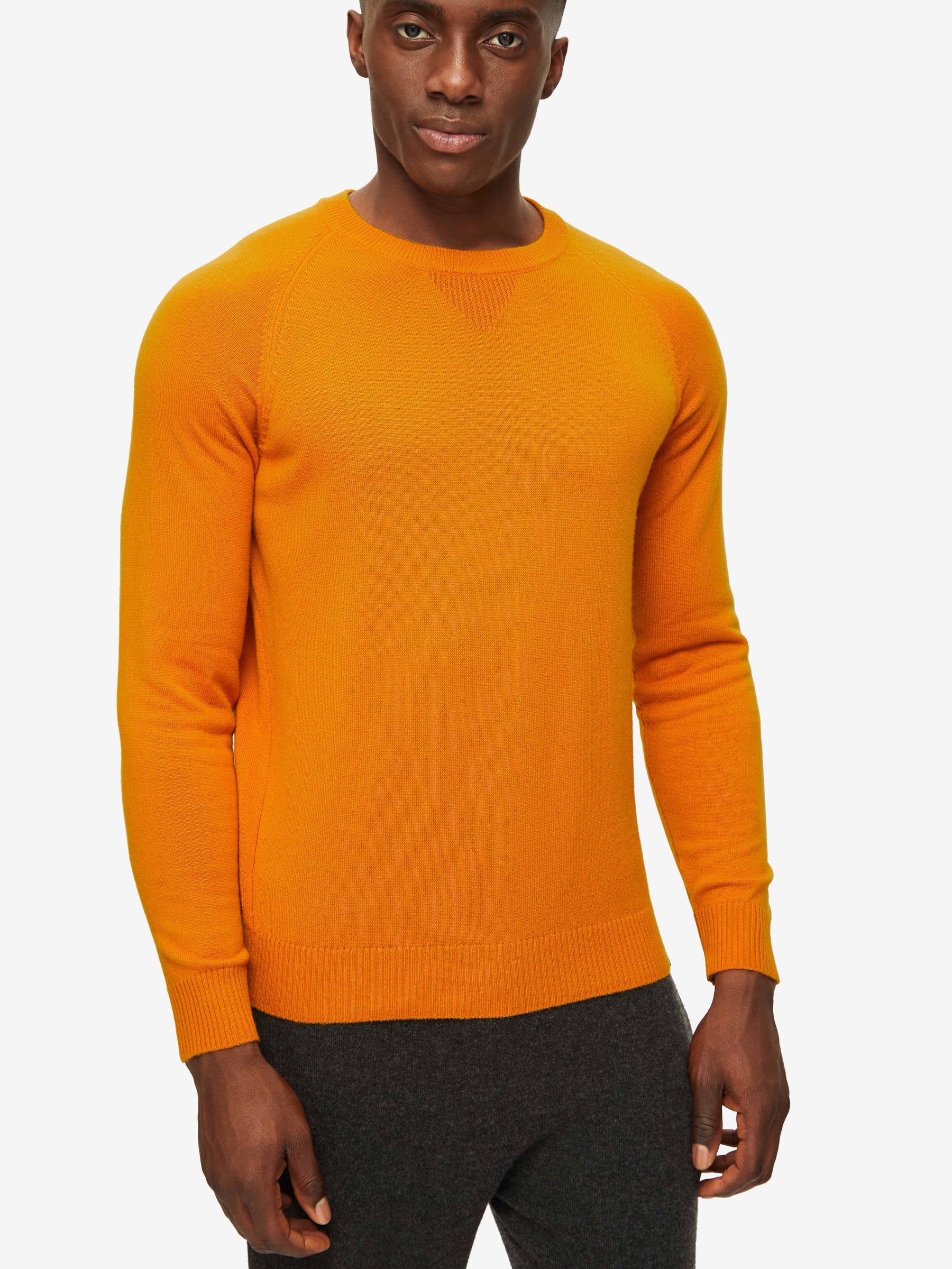 Men's Sweater Finley Cashmere Orange