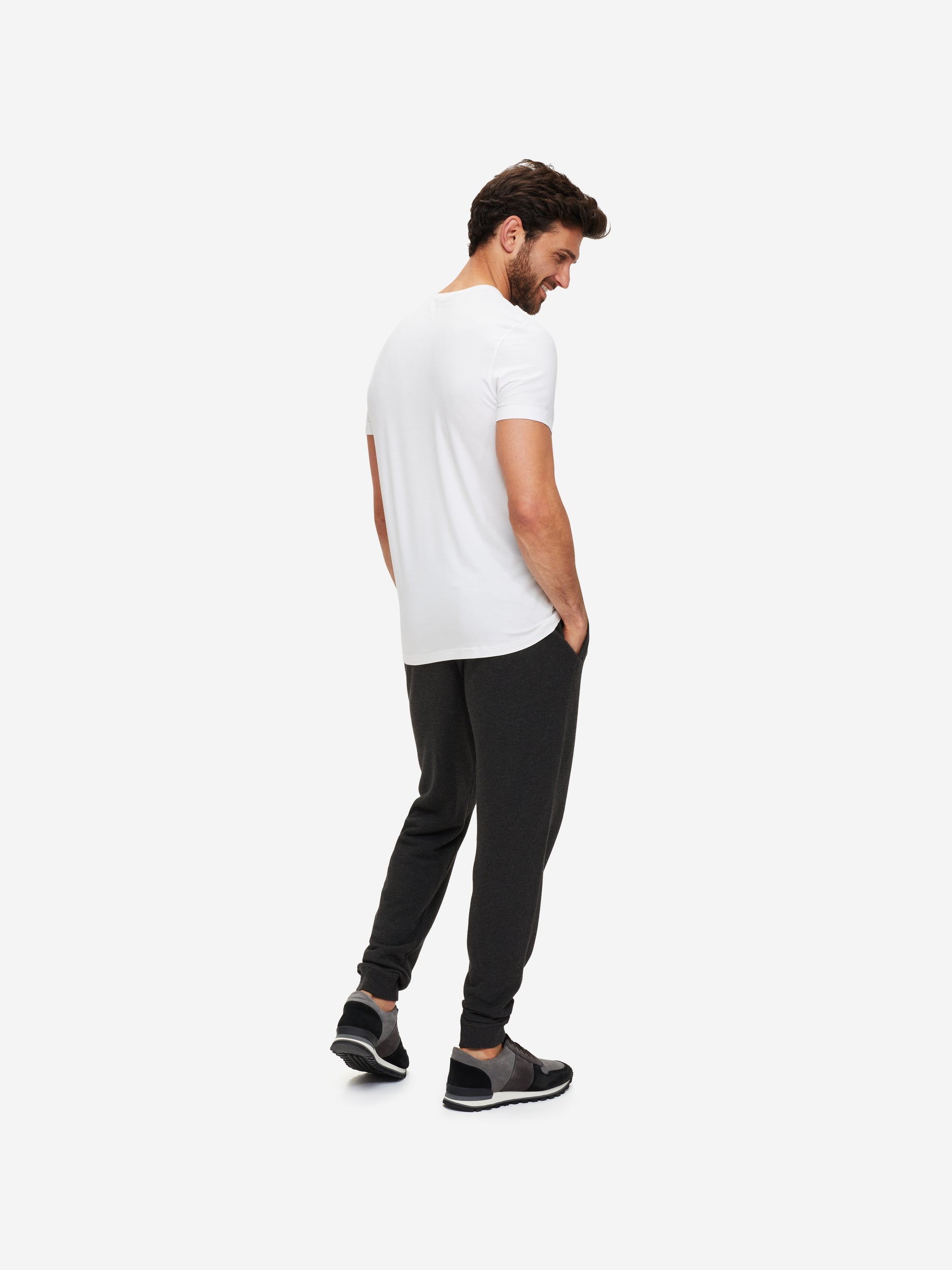 Men's Sweatpants Quinn Cotton Modal Charcoal