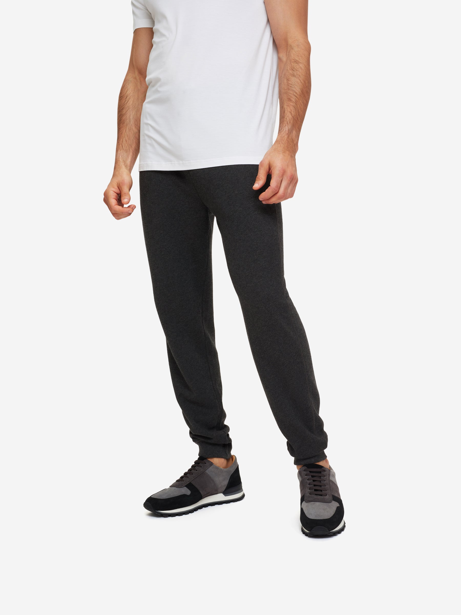 Men's Sweatpants Quinn Cotton Modal Charcoal