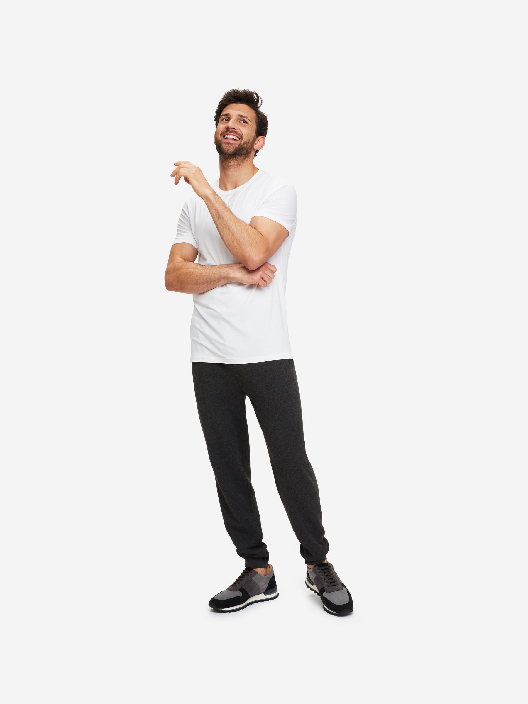 Men's Sweatpants Quinn Cotton Modal Charcoal