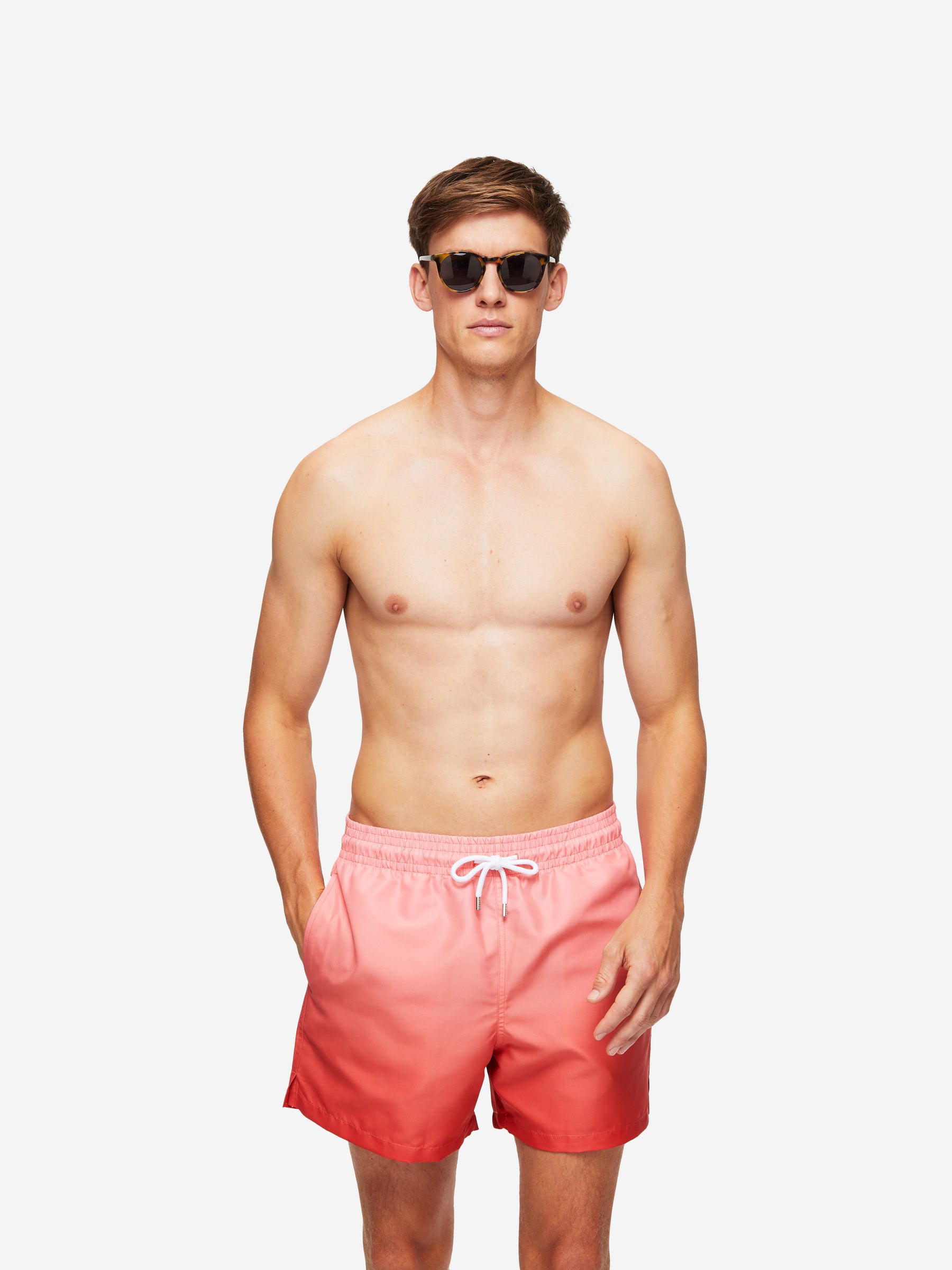 Men's Short Swim Shorts Maui 50 Peach