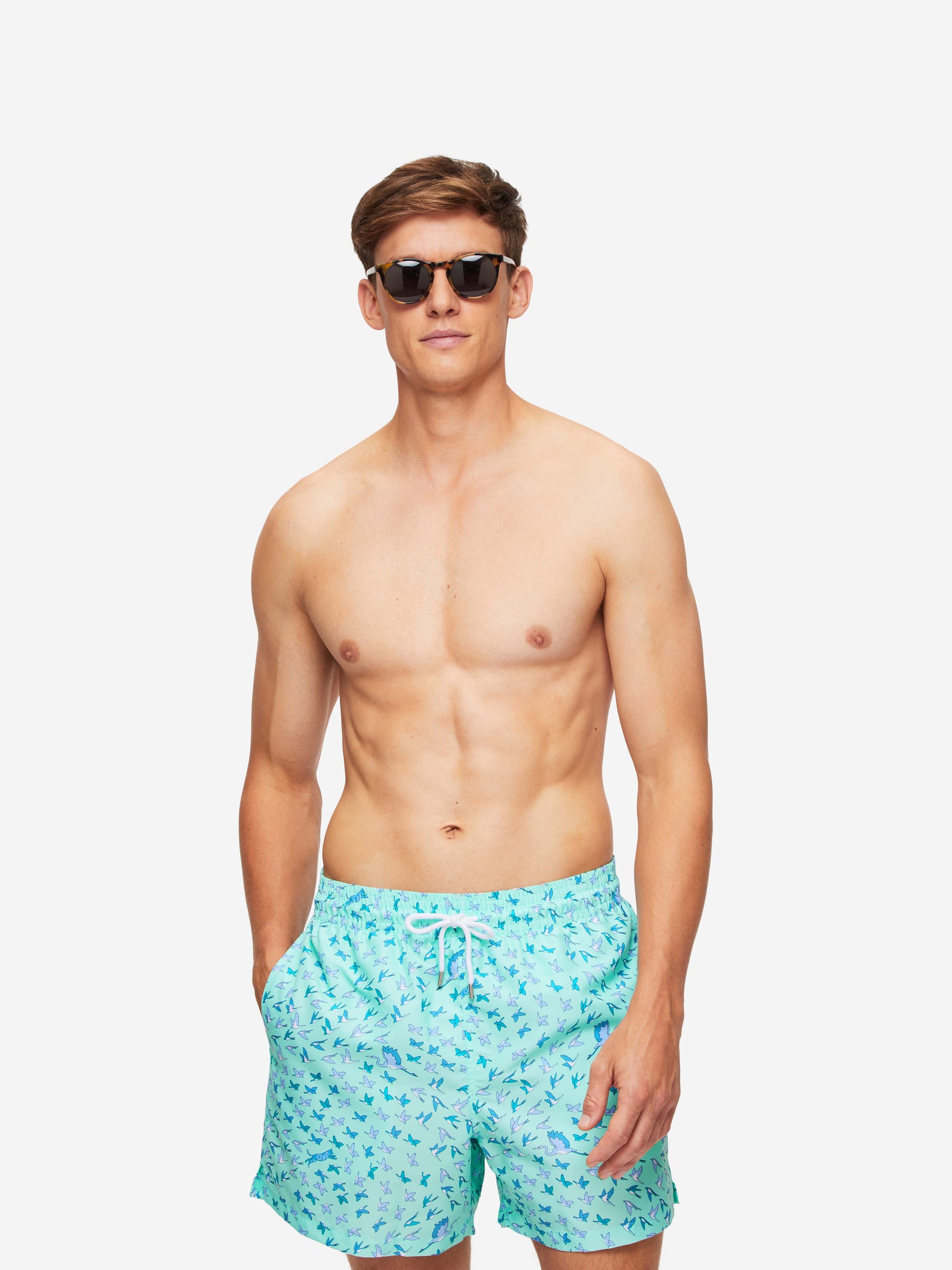 Men's Short Swim Shorts Maui 53 Mint