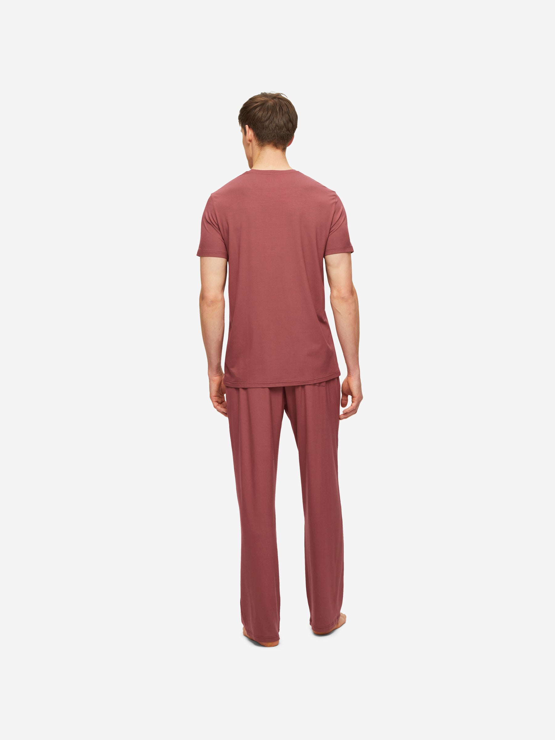 Men's T-Shirt Basel Micro Modal Stretch Brown