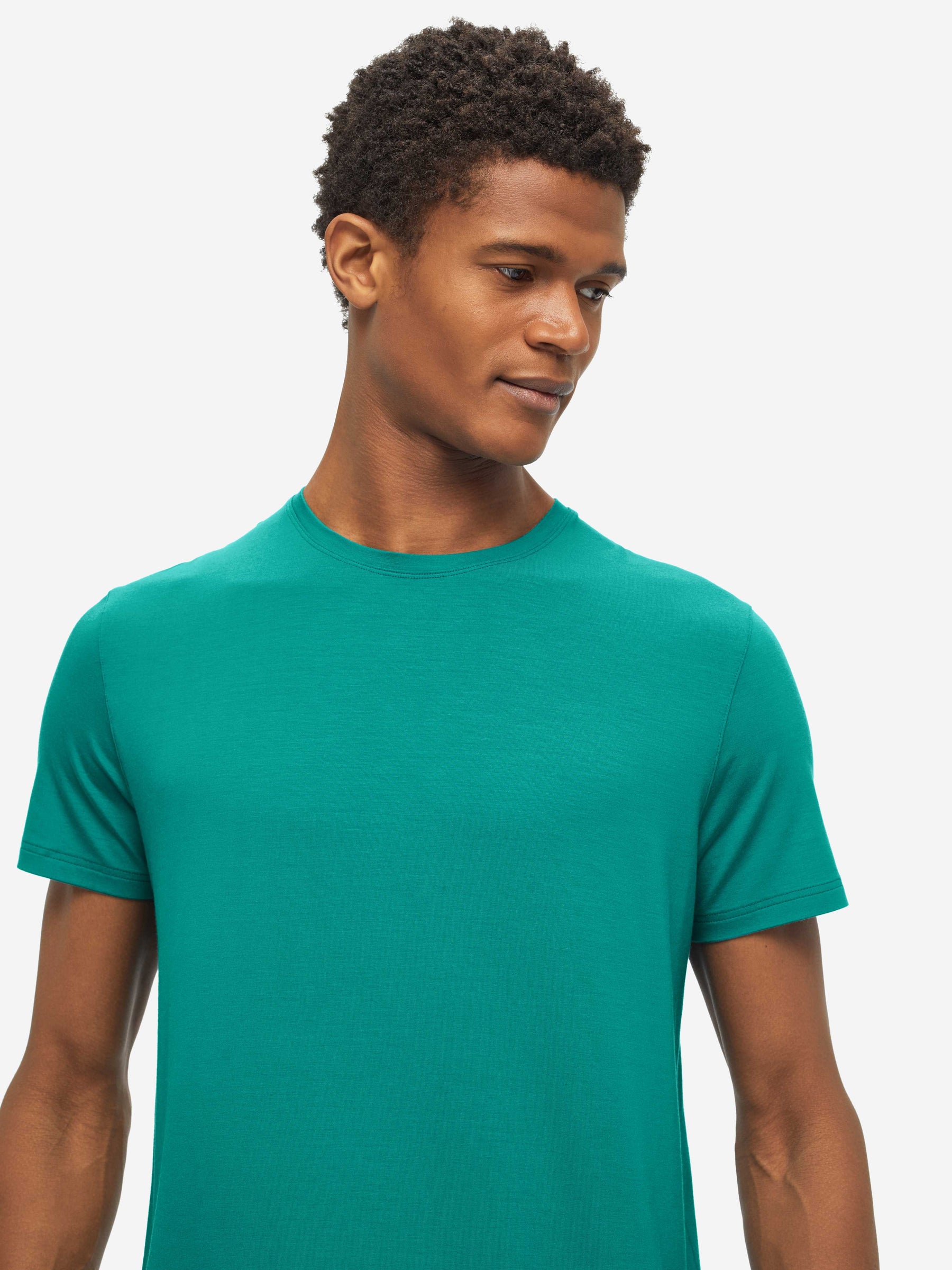 Men's T-Shirt Basel Micro Modal Stretch Jungle Green