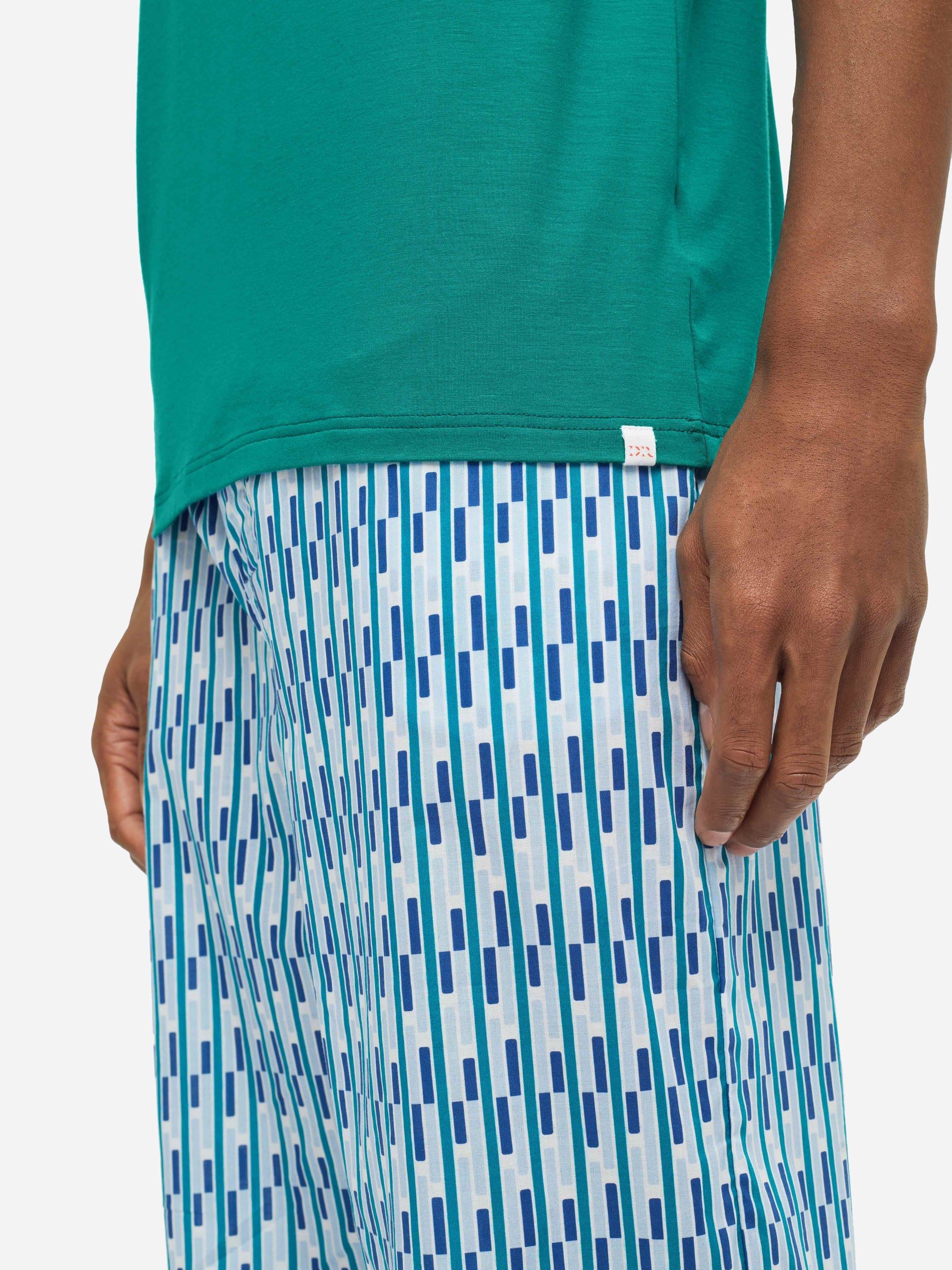 Men's T-Shirt Basel Micro Modal Stretch Jungle Green
