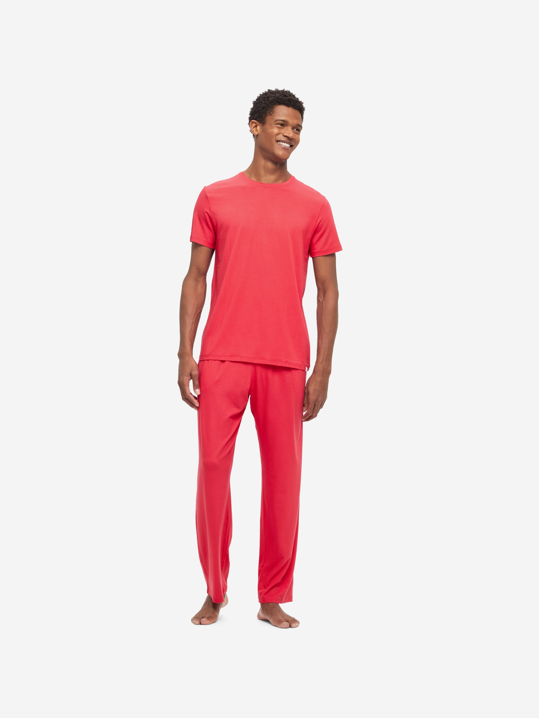 Men's T-Shirt Basel Micro Modal Stretch London Red