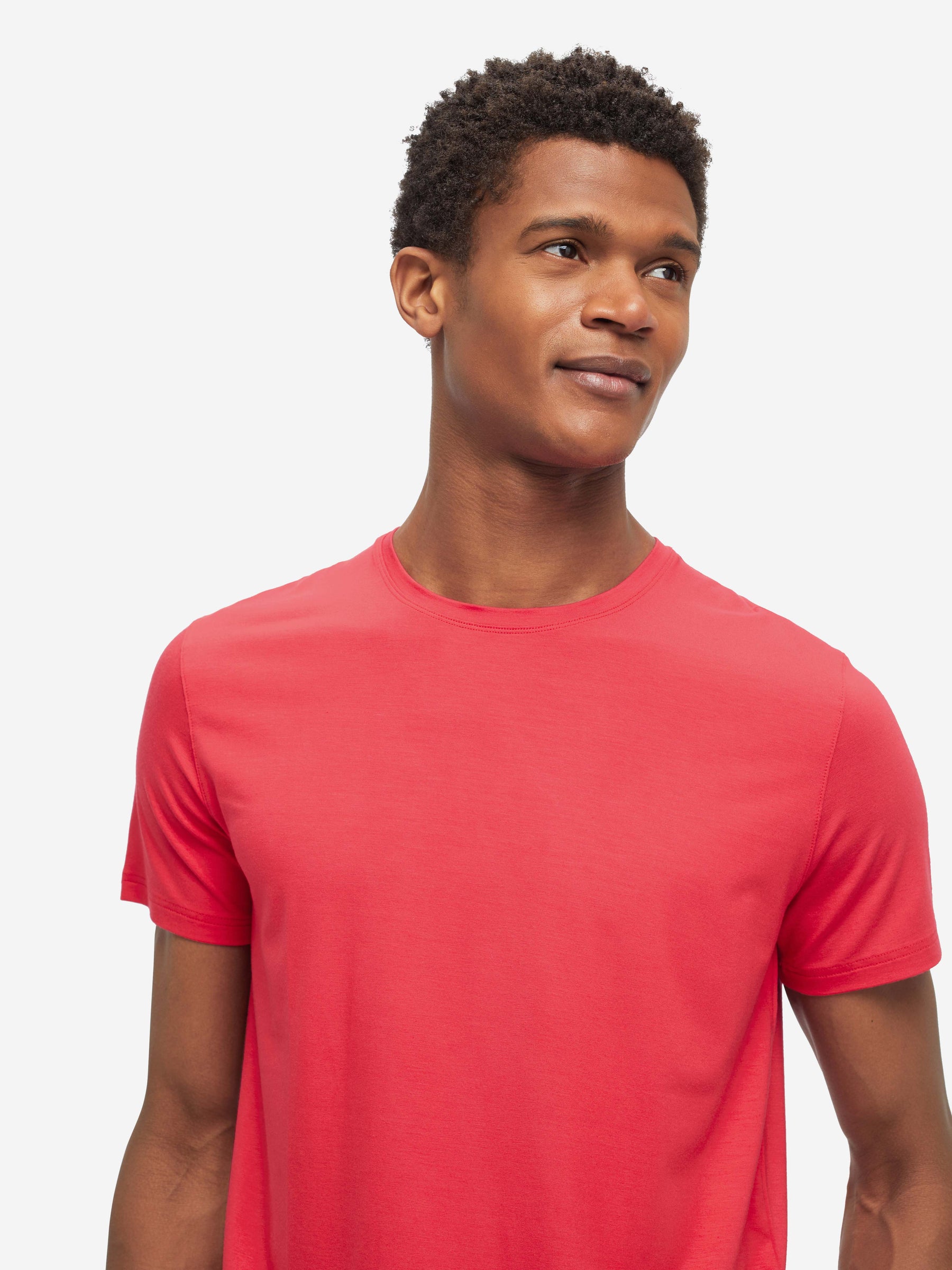 Men's T-Shirt Basel Micro Modal Stretch London Red
