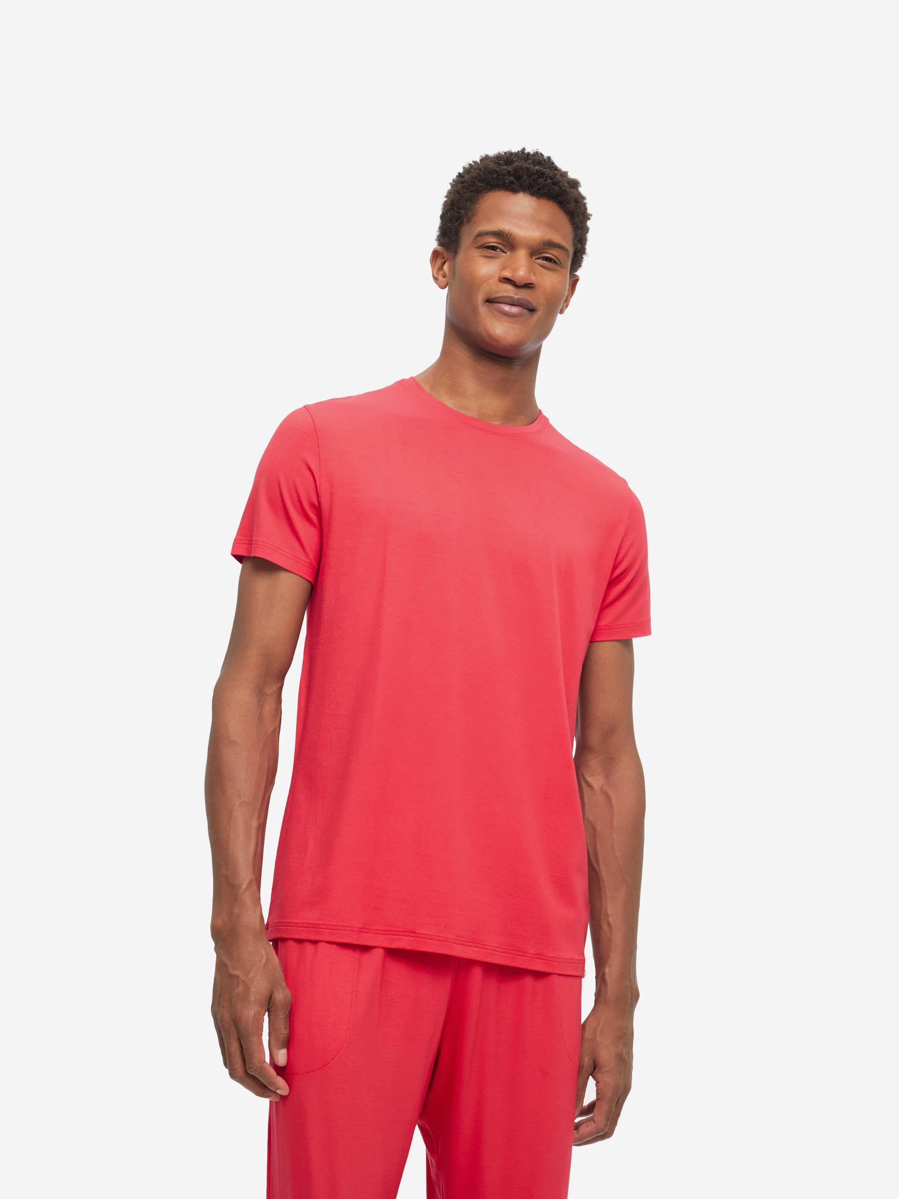 Men's T-Shirt Basel Micro Modal Stretch London Red