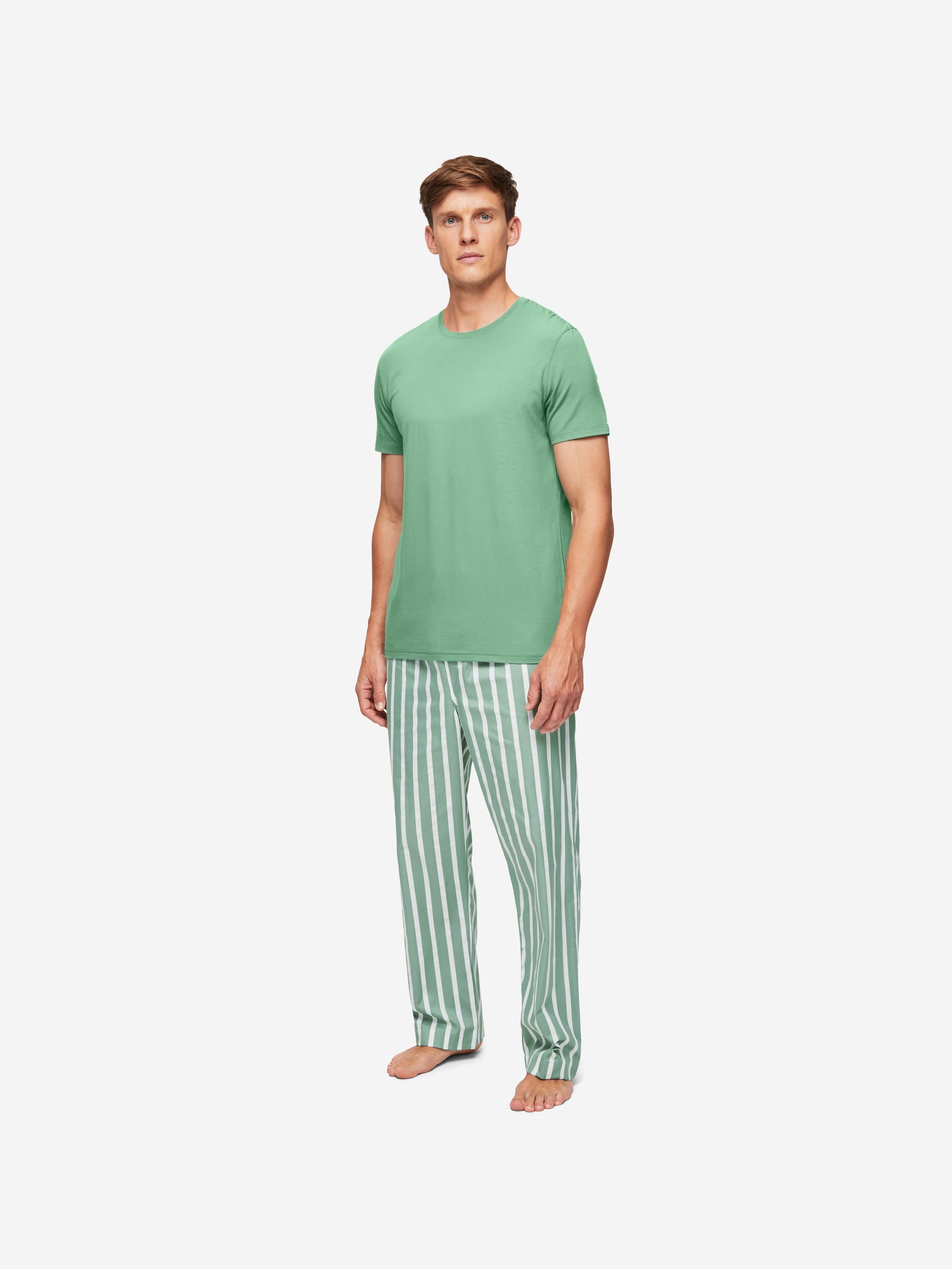 Men's T-Shirt Basel Micro Modal Stretch Sage Green
