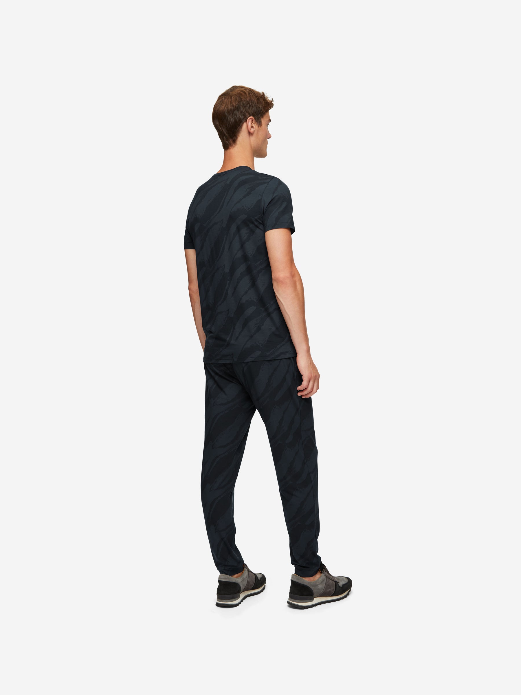 Men's T-Shirt London 8 Micro Modal Black