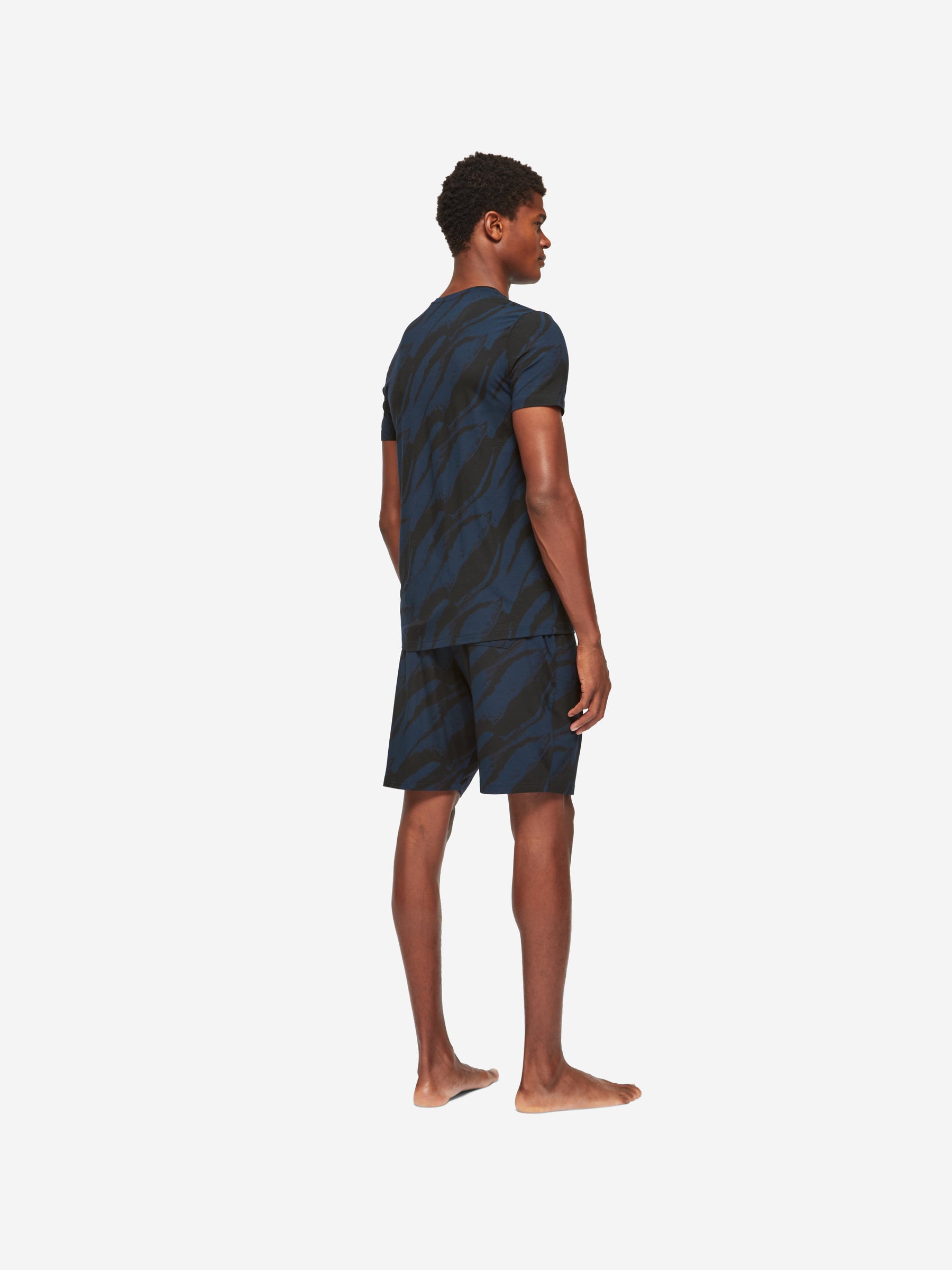 Men's T-Shirt London 8 Micro Modal Navy