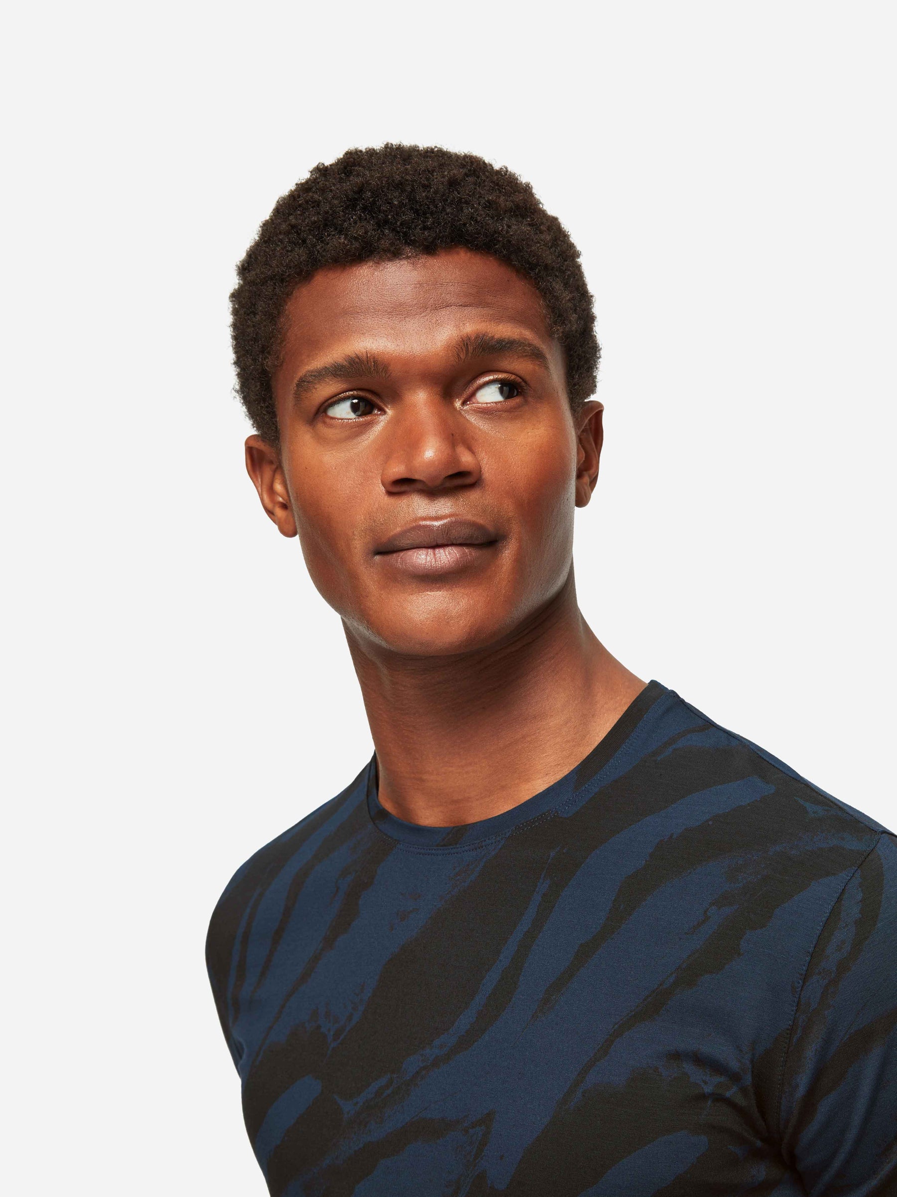 Men's T-Shirt London 8 Micro Modal Navy