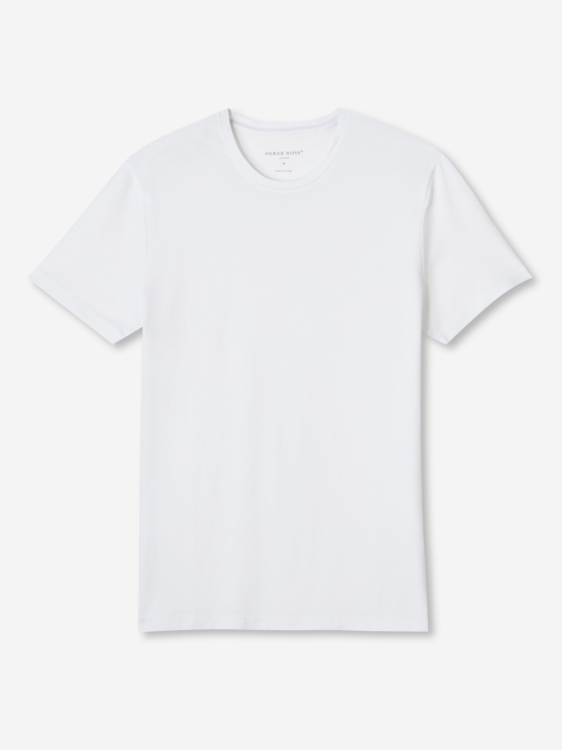 Men's T-Shirt Ramsay Pique Cotton Tencel White