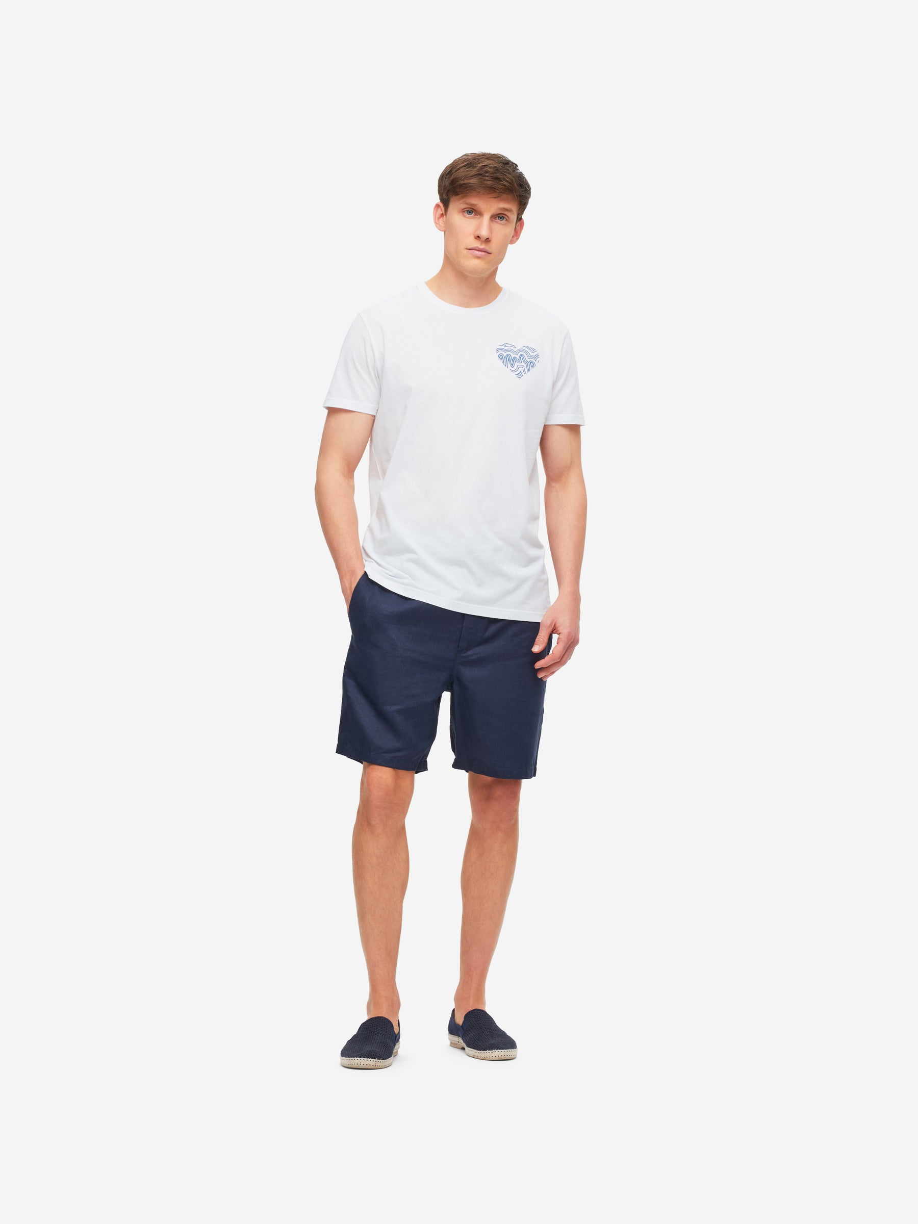 Men's T-Shirt Ripley 12 Pima Cotton Blue