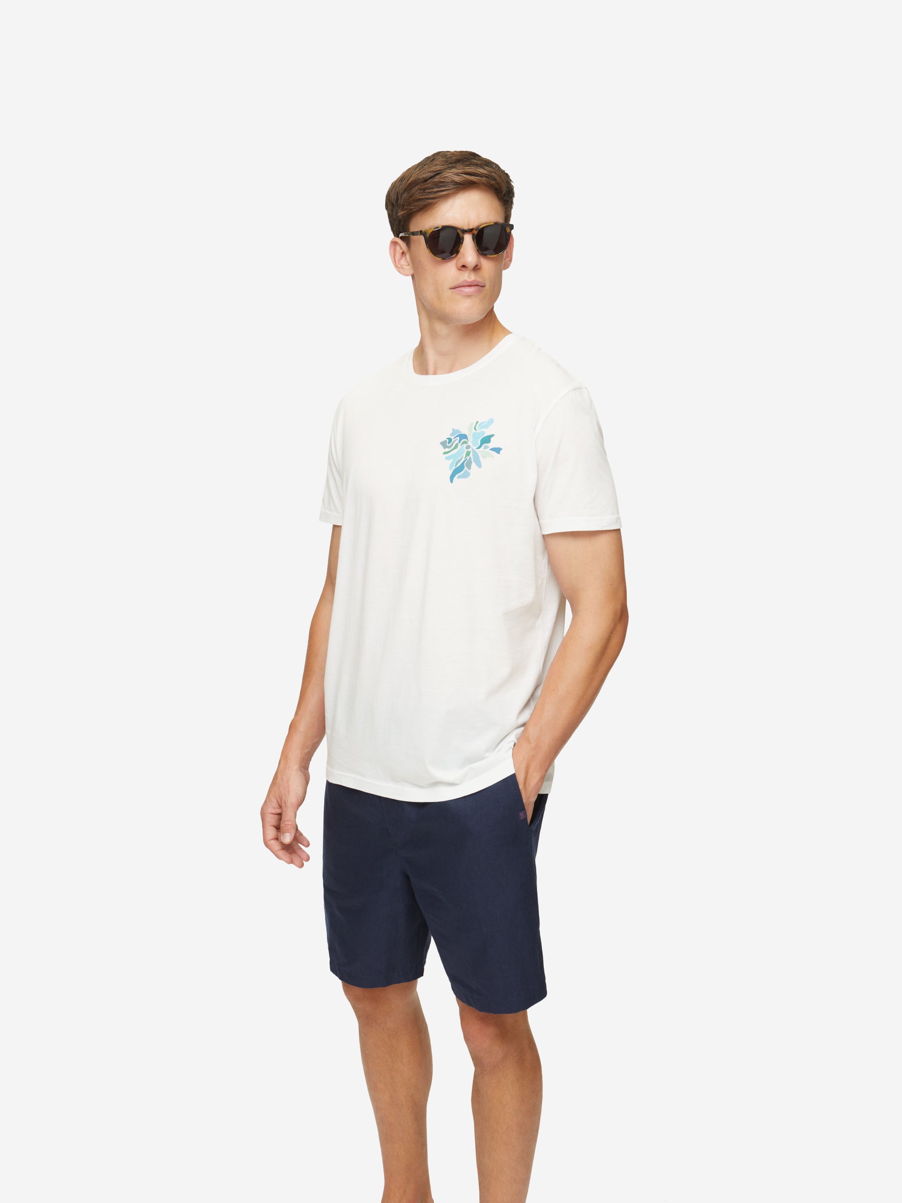 Men's T-Shirt Ripley 13 Pima Cotton Blue