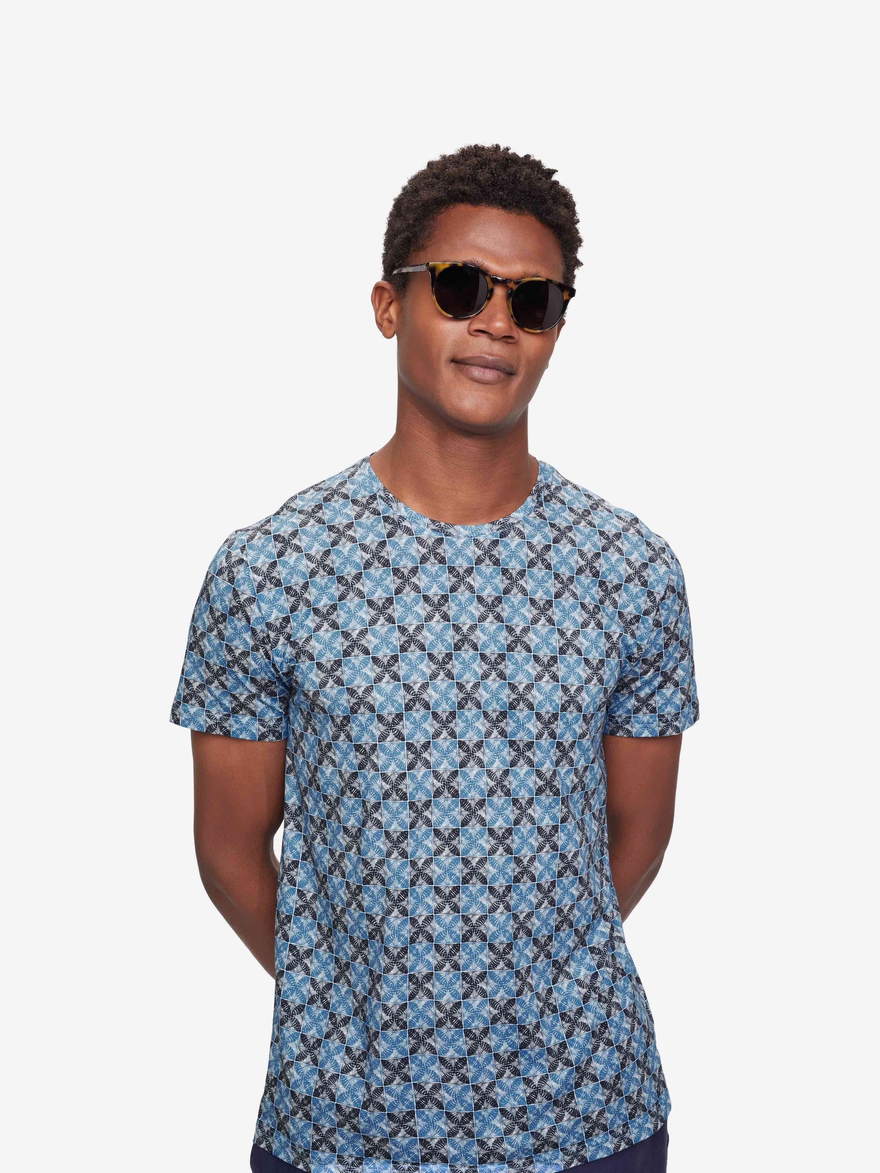 Men's T-Shirt Robin 10 Pima Cotton Blue