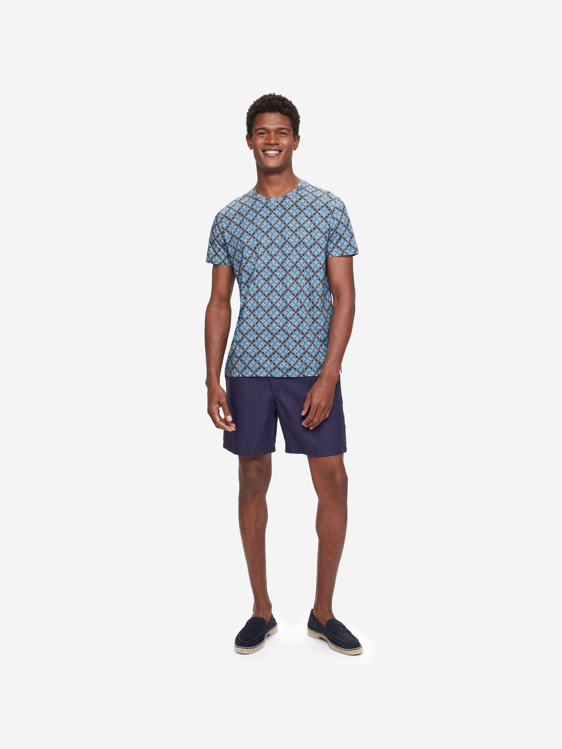 Men's T-Shirt Robin 10 Pima Cotton Blue