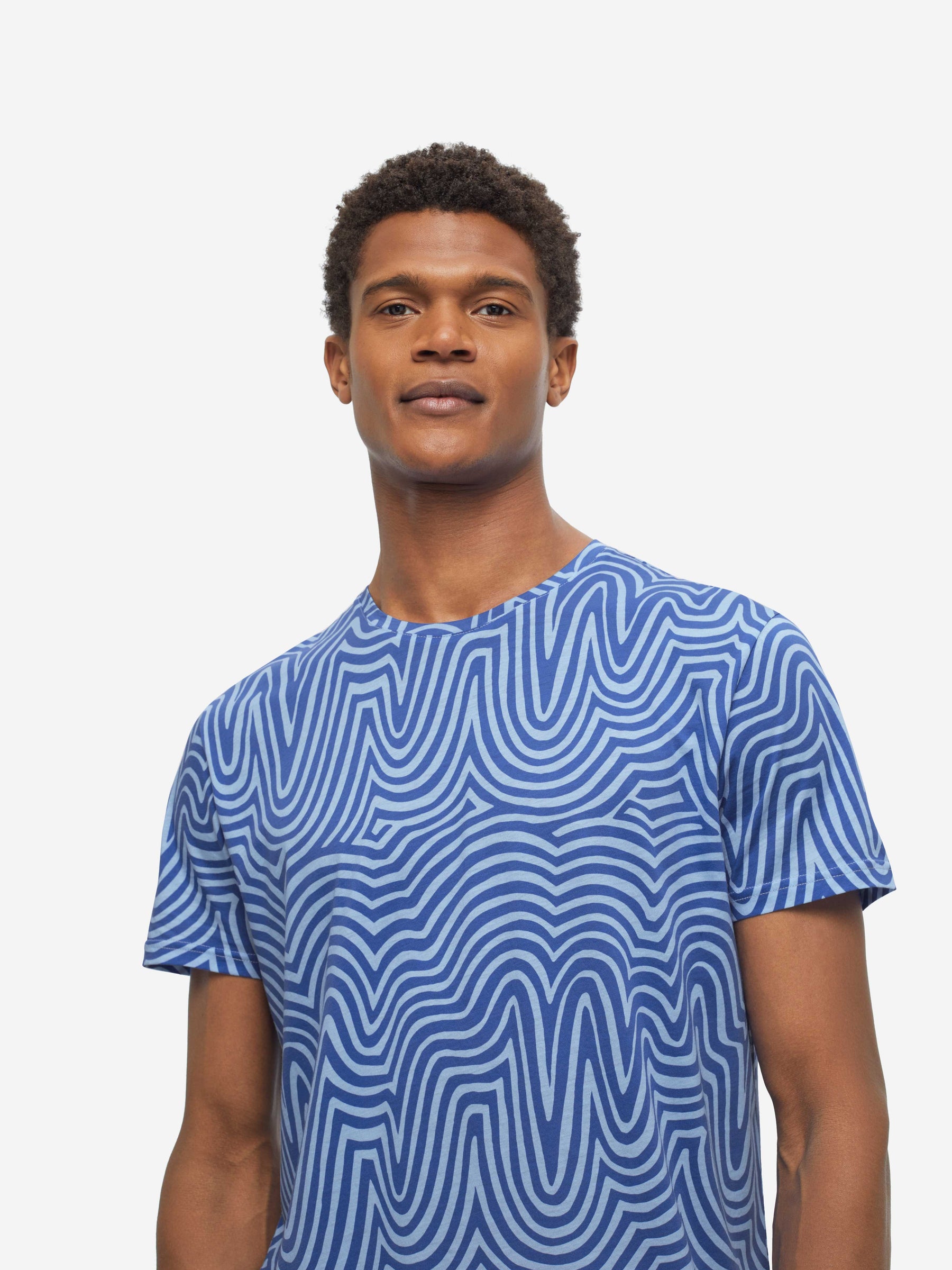 Men's T-Shirt Robin 11 Pima Cotton Blue