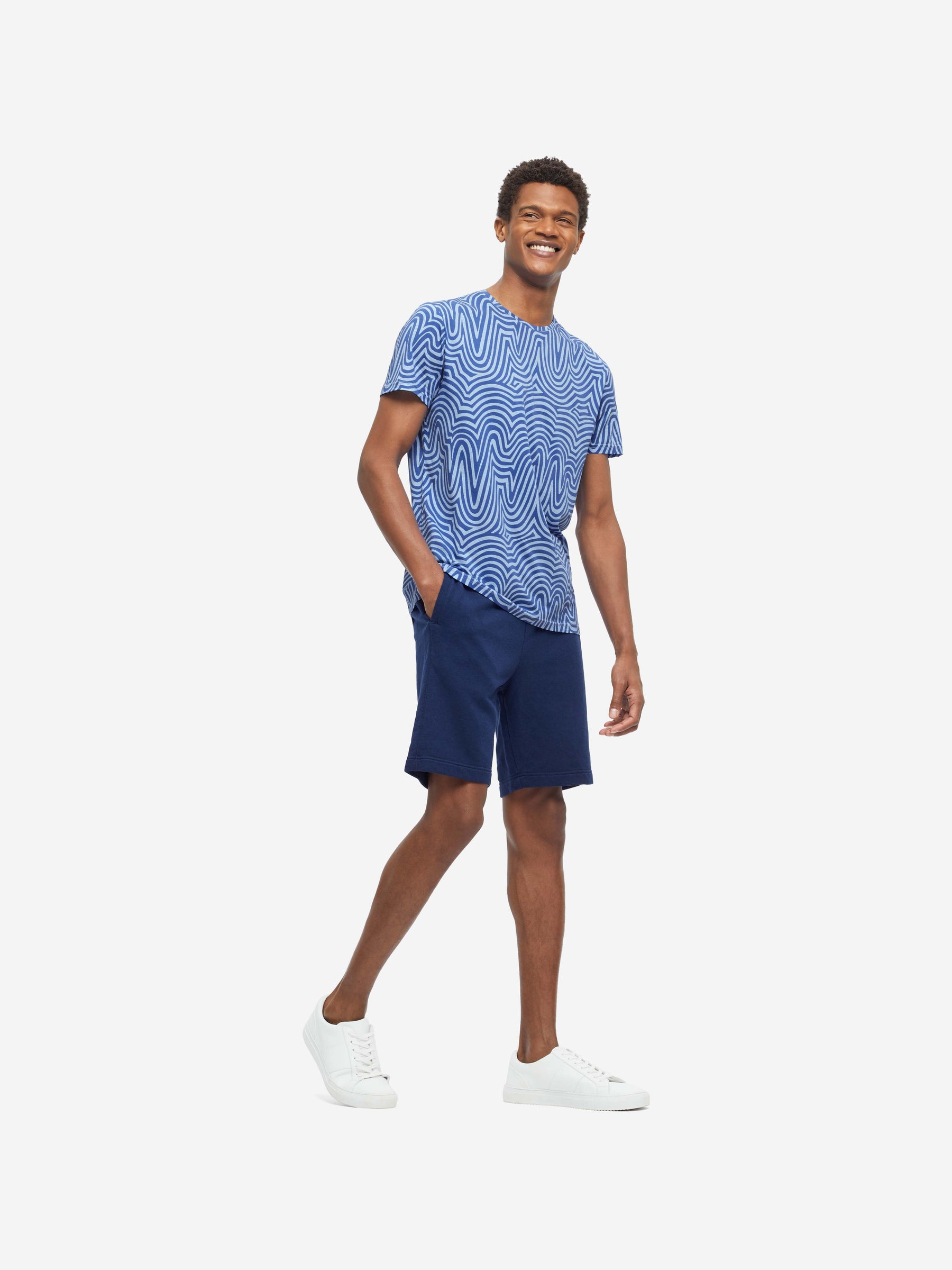 Men's T-Shirt Robin 11 Pima Cotton Blue