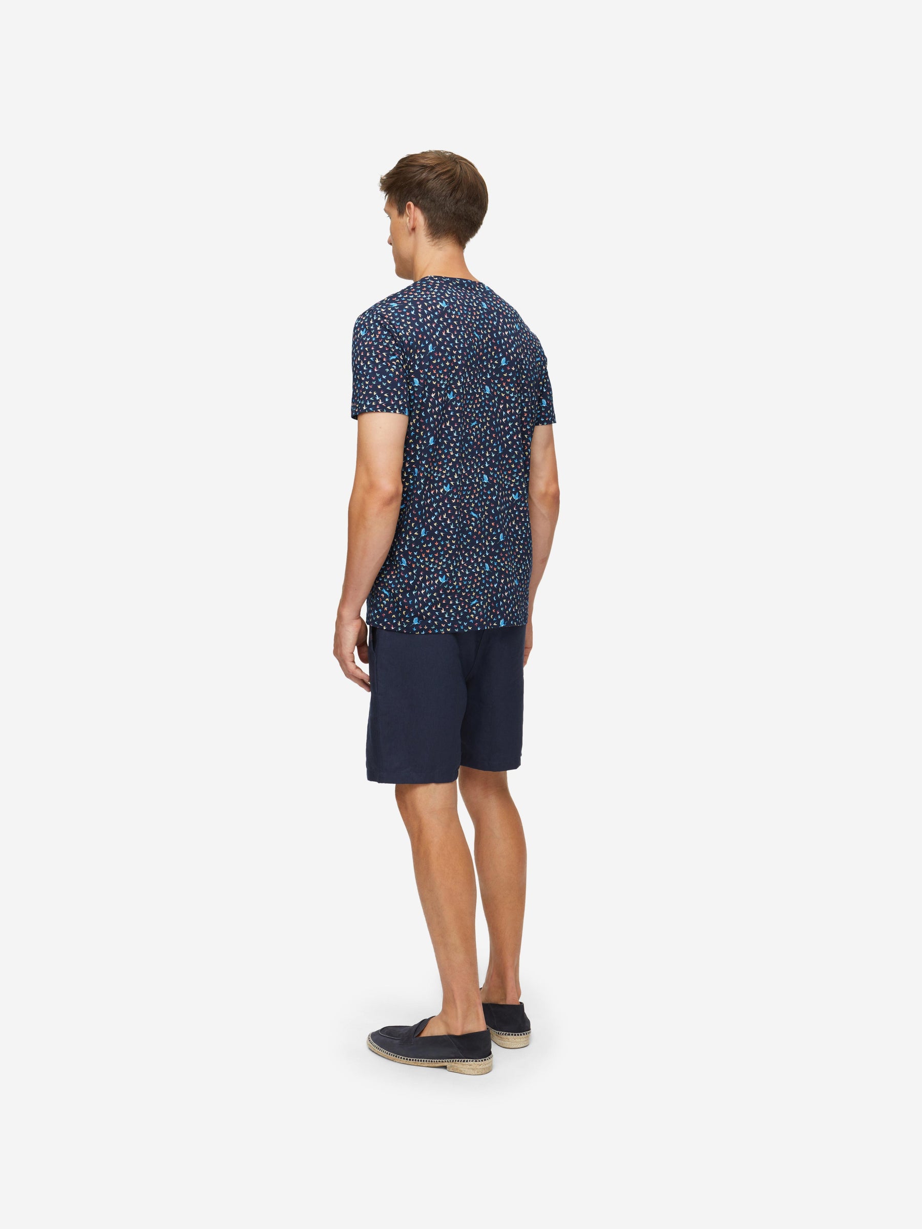 Men's T-Shirt Robin 12 Pima Cotton Navy
