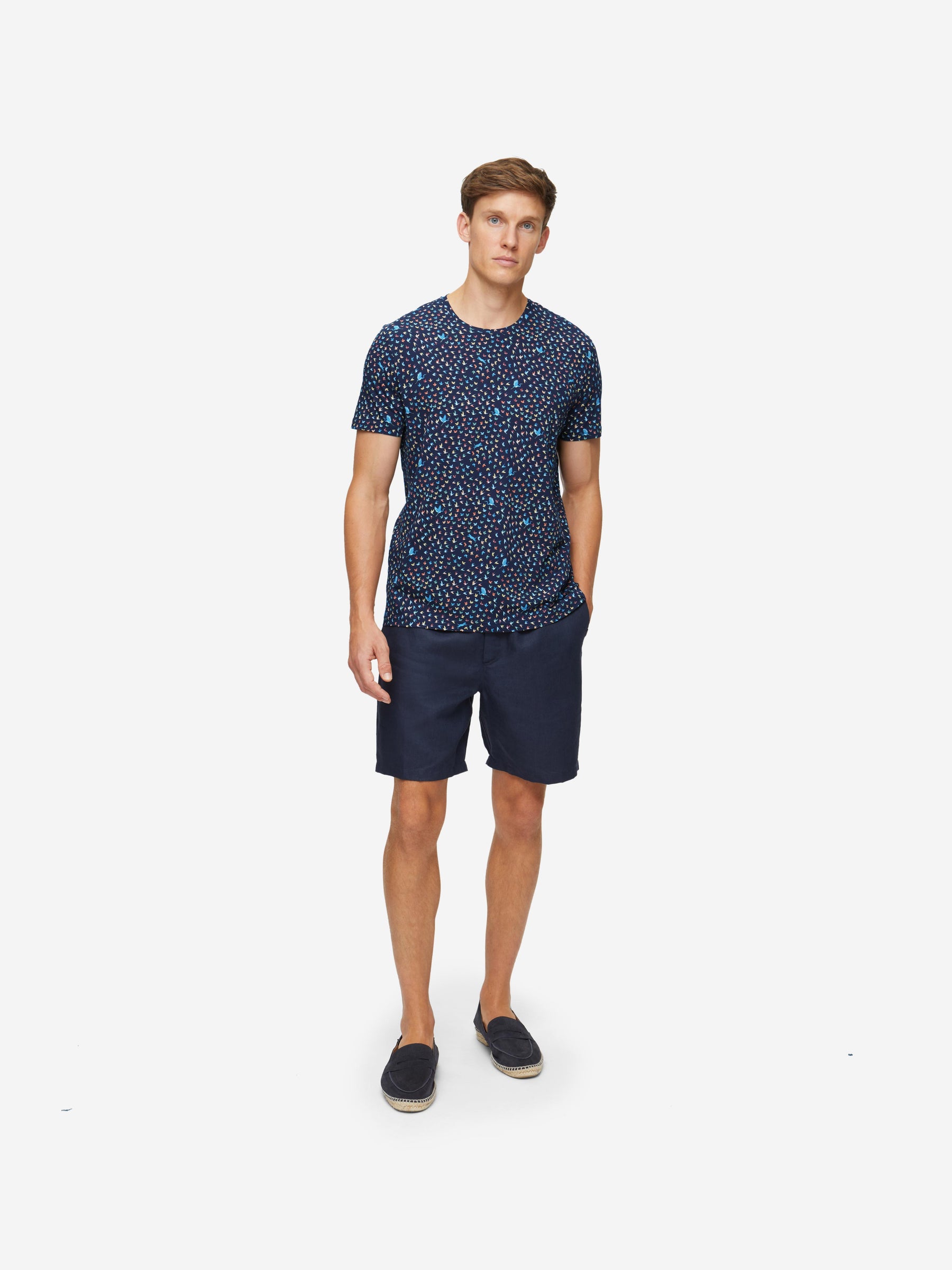 Men's T-Shirt Robin 12 Pima Cotton Navy