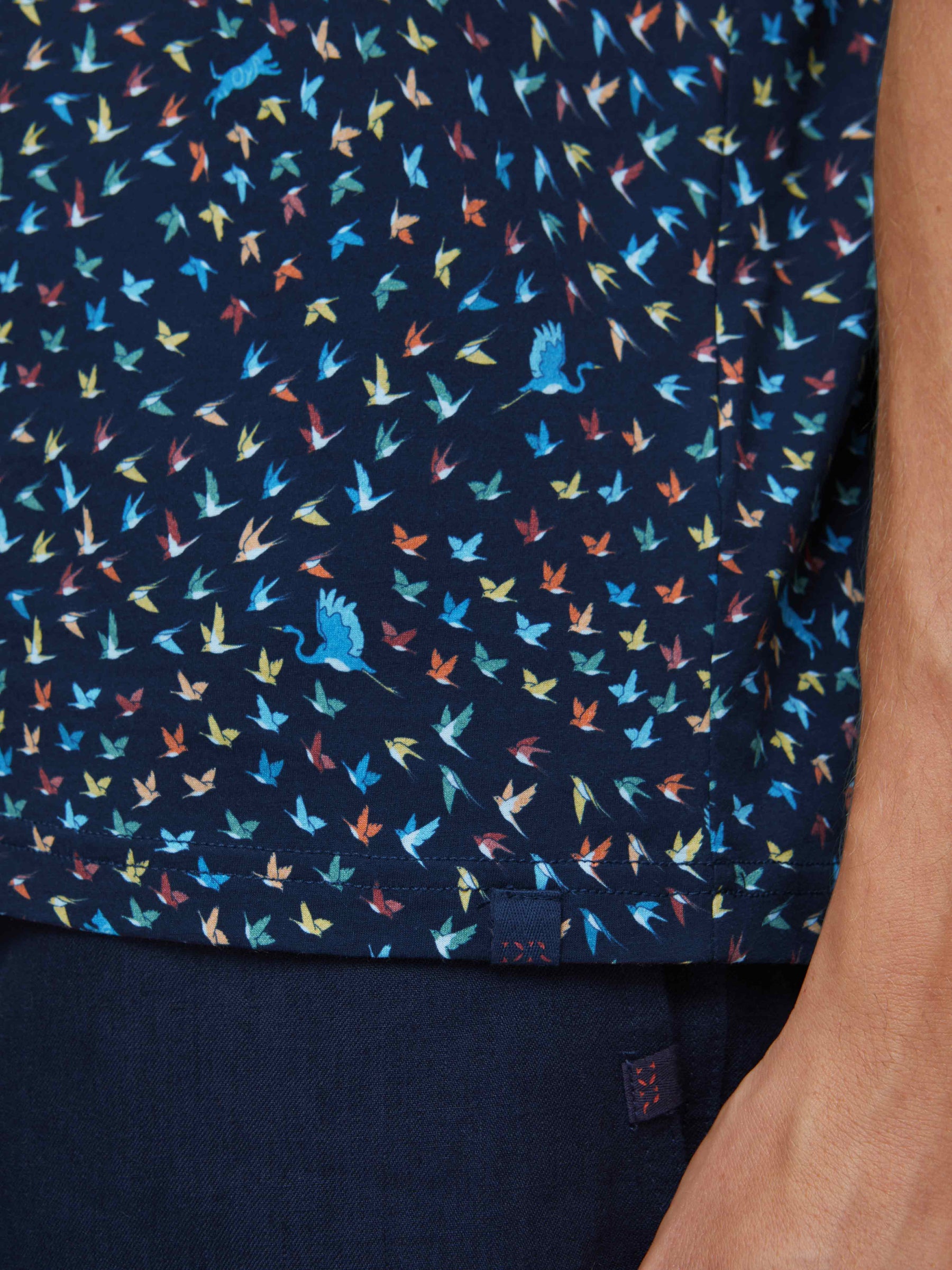 Men's T-Shirt Robin 12 Pima Cotton Navy