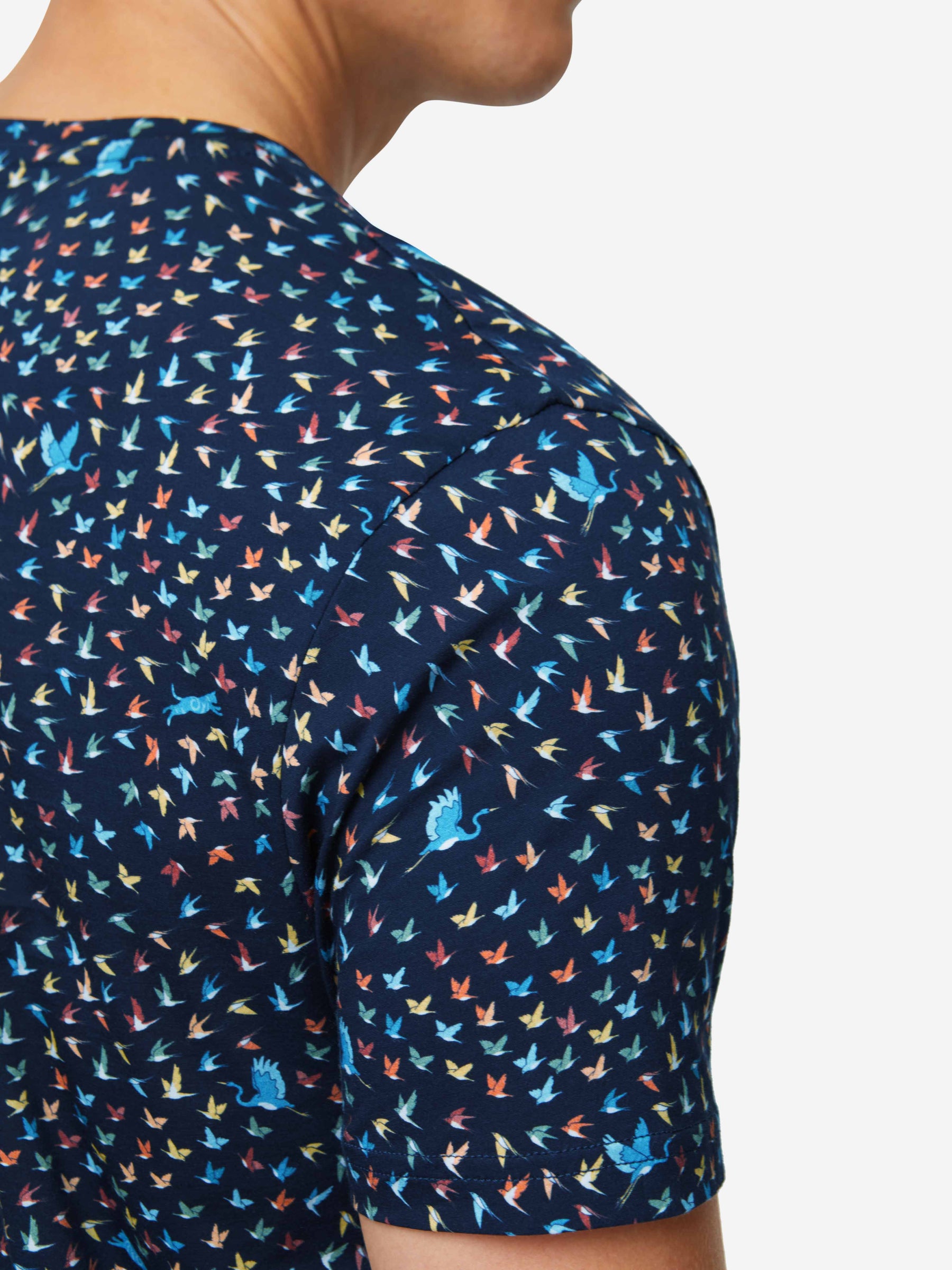 Men's T-Shirt Robin 12 Pima Cotton Navy