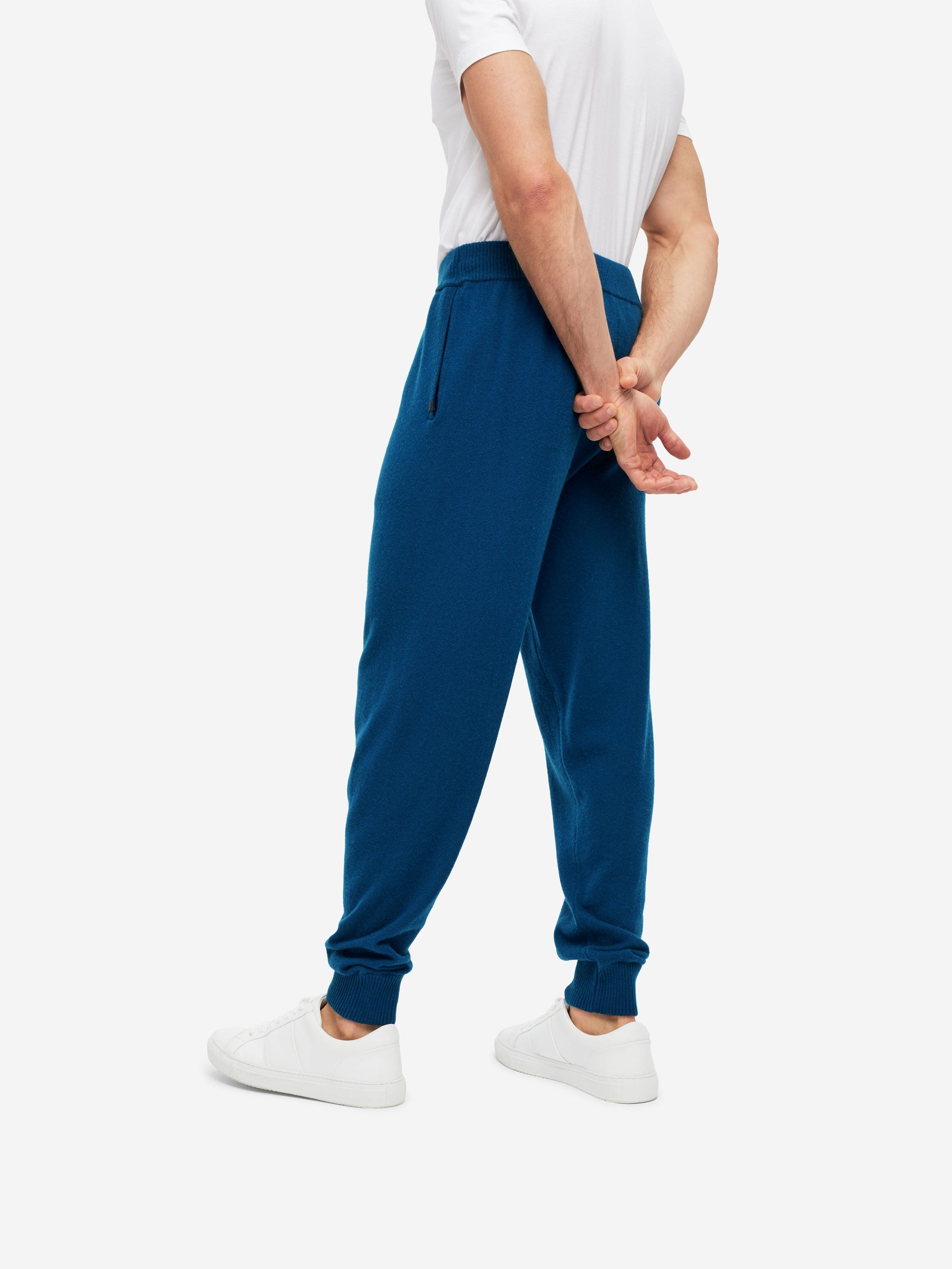 Men's Track Pants Finley Cashmere Ocean Blue
