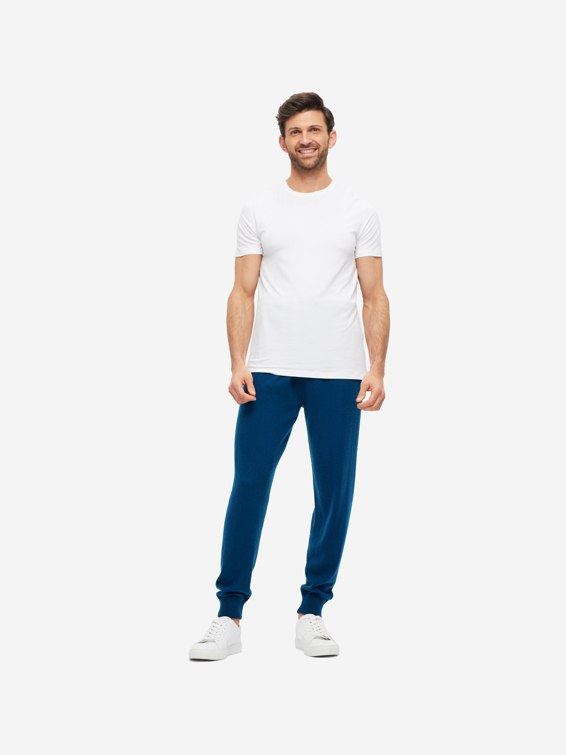 Men's Track Pants Finley Cashmere Ocean Blue