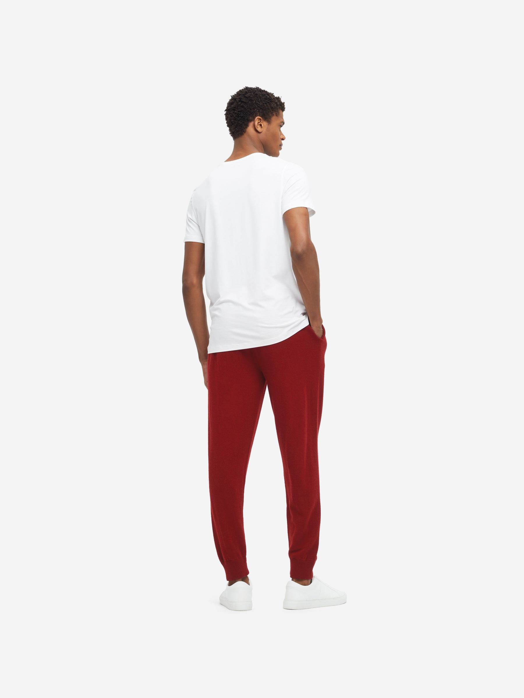 Men's Track Pants Finley Cashmere Deep Red