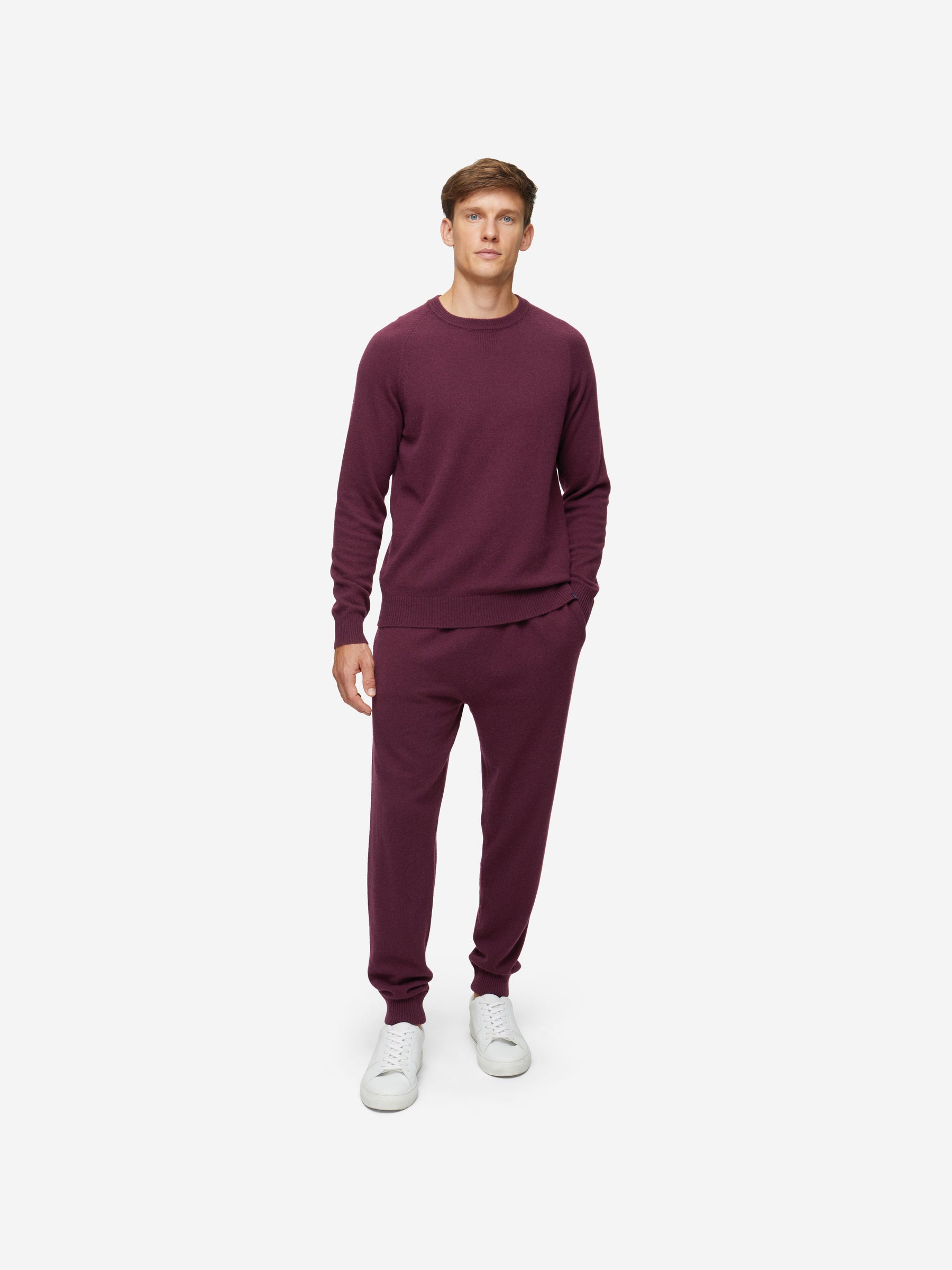 Men's Track Pants Finley Cashmere Bordeaux
