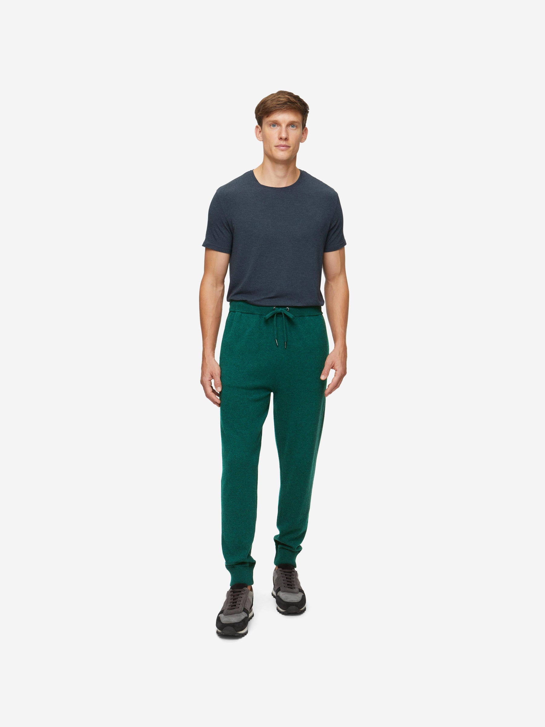 Men's Track Pants Finley Cashmere Dark Green Heather
