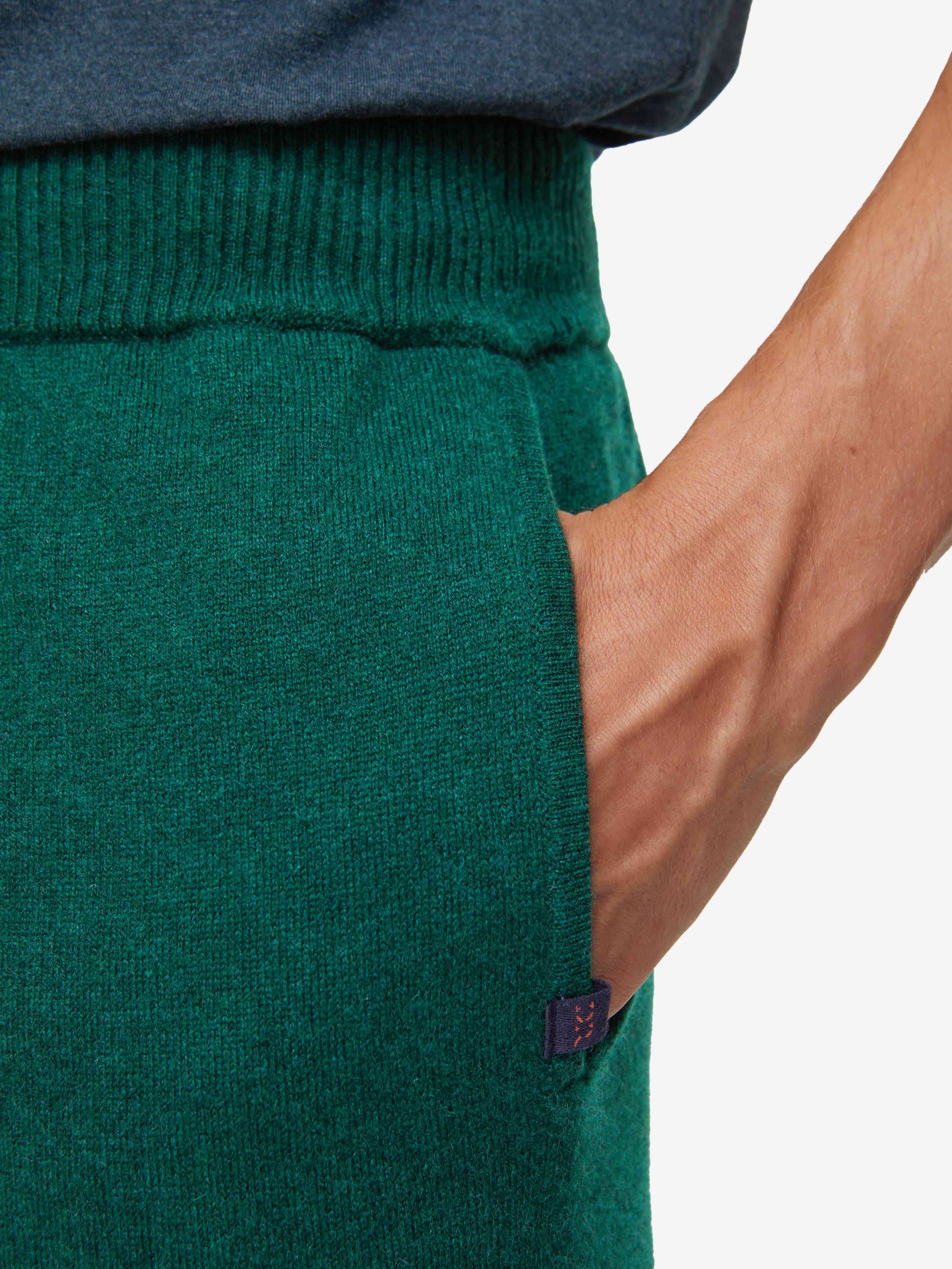 Men's Track Pants Finley Cashmere Dark Green Heather